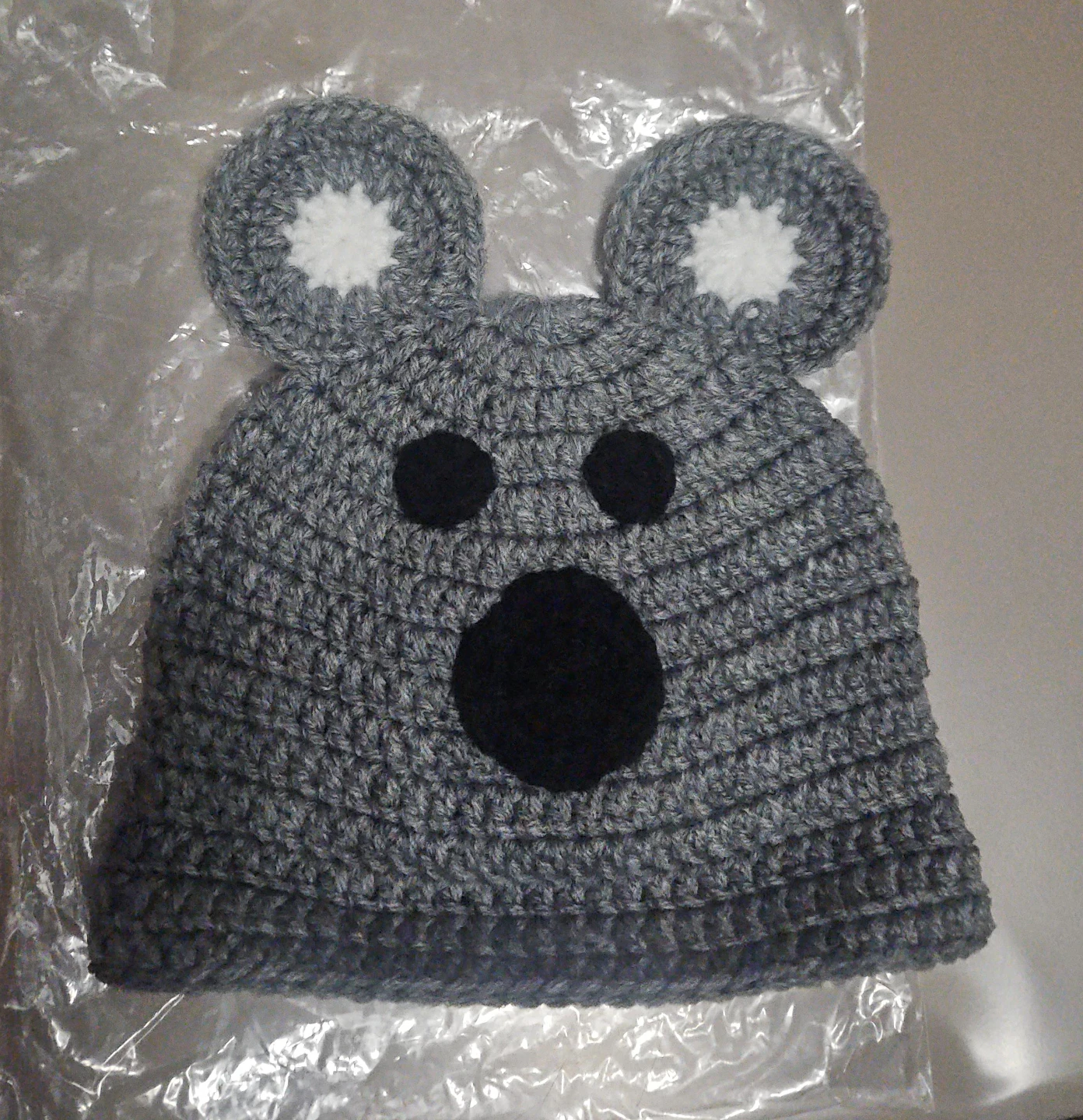 Crocheted Koala Hat