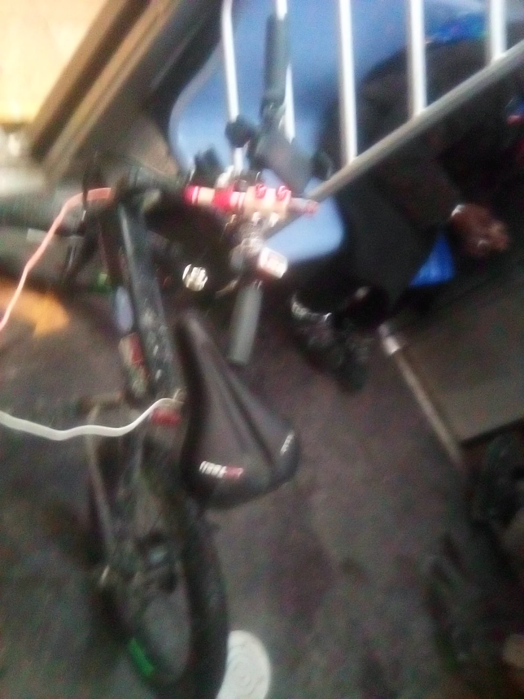 Black bicycle seat