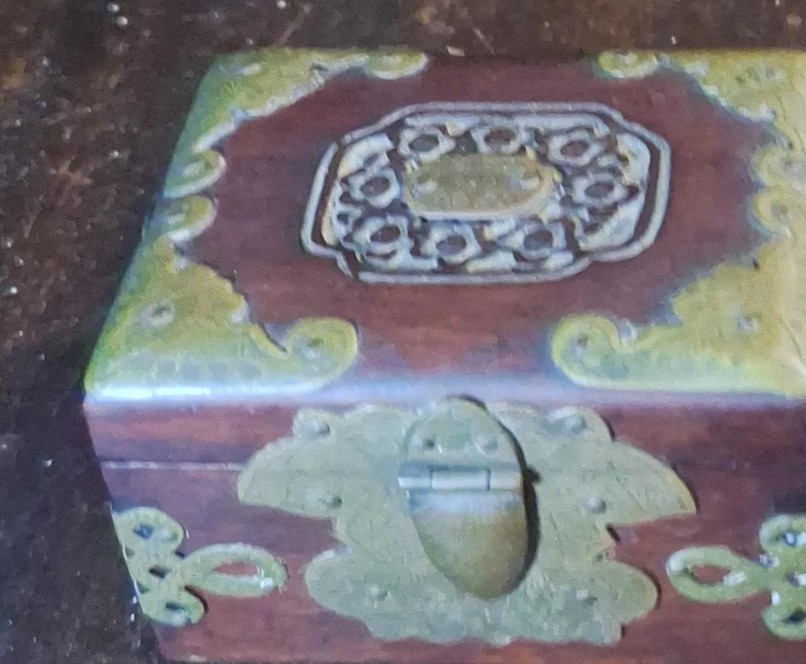 Vintage Wooden Jewelry Box