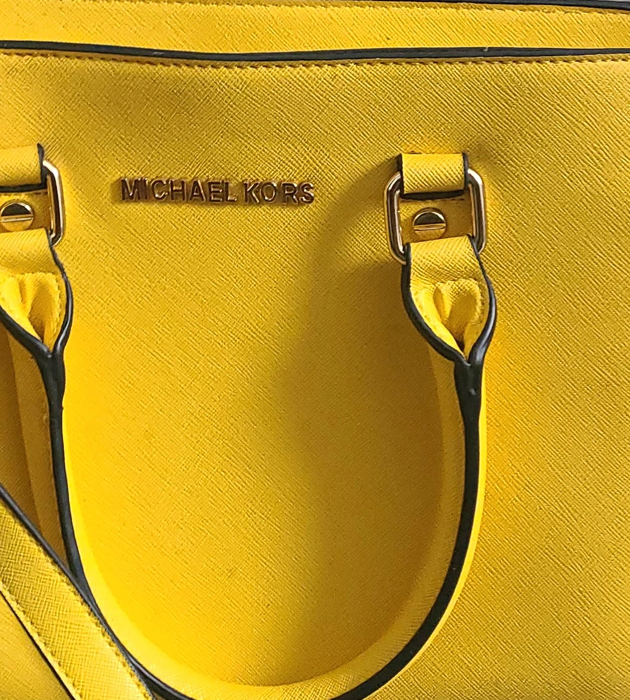 Michael Kors Yellow Satchel