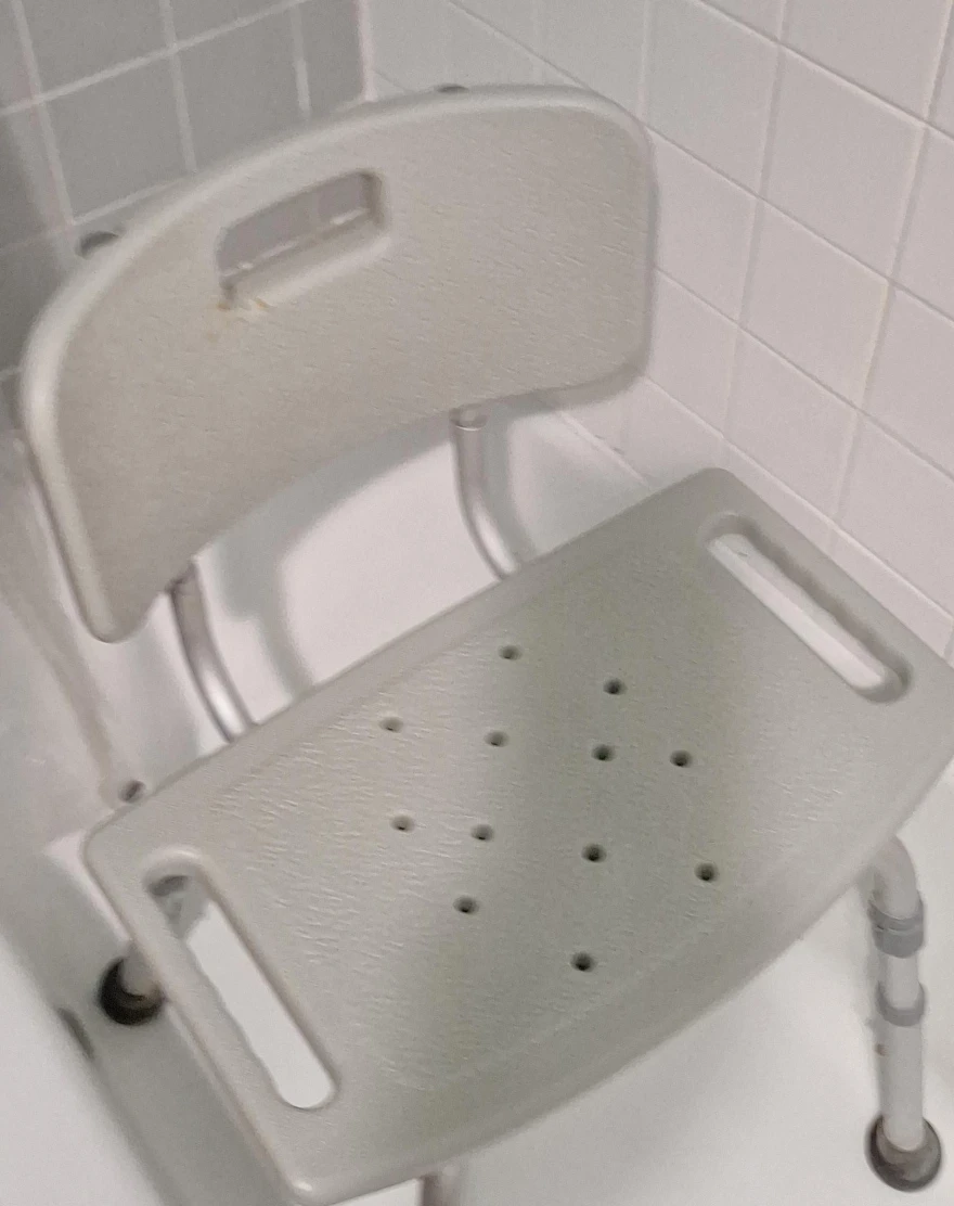 Shower Chair with Backrest