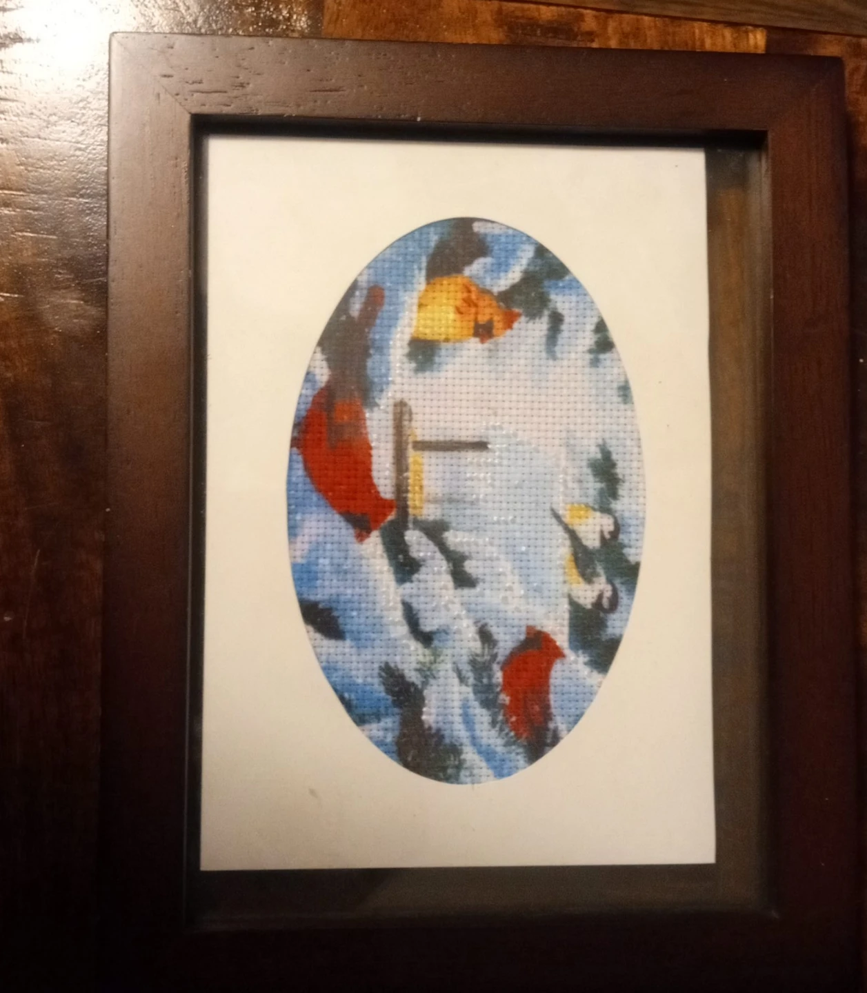 Framed Cross Stitch Art