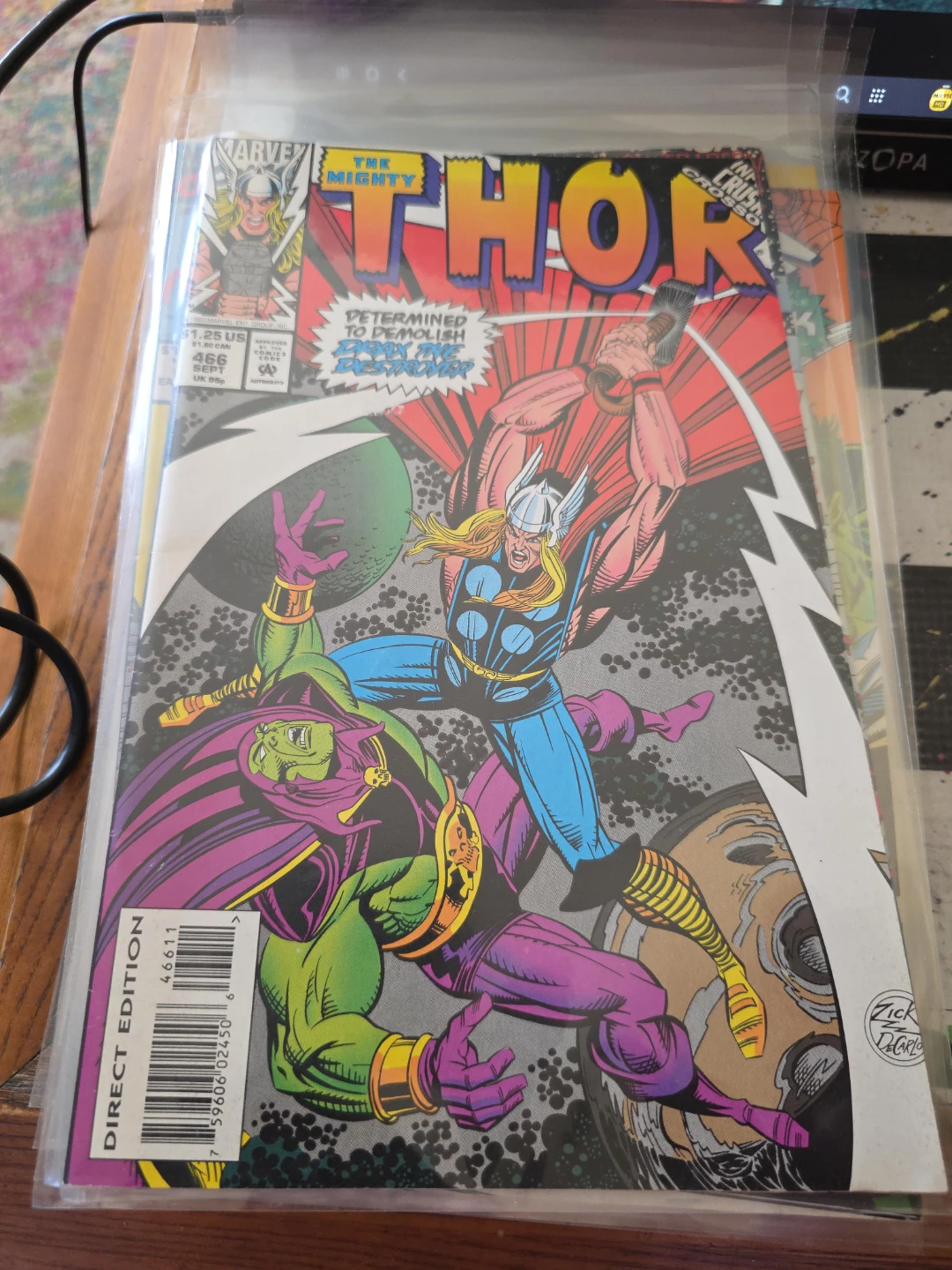 The Mighty Thor #466 Marvel Comic Book
