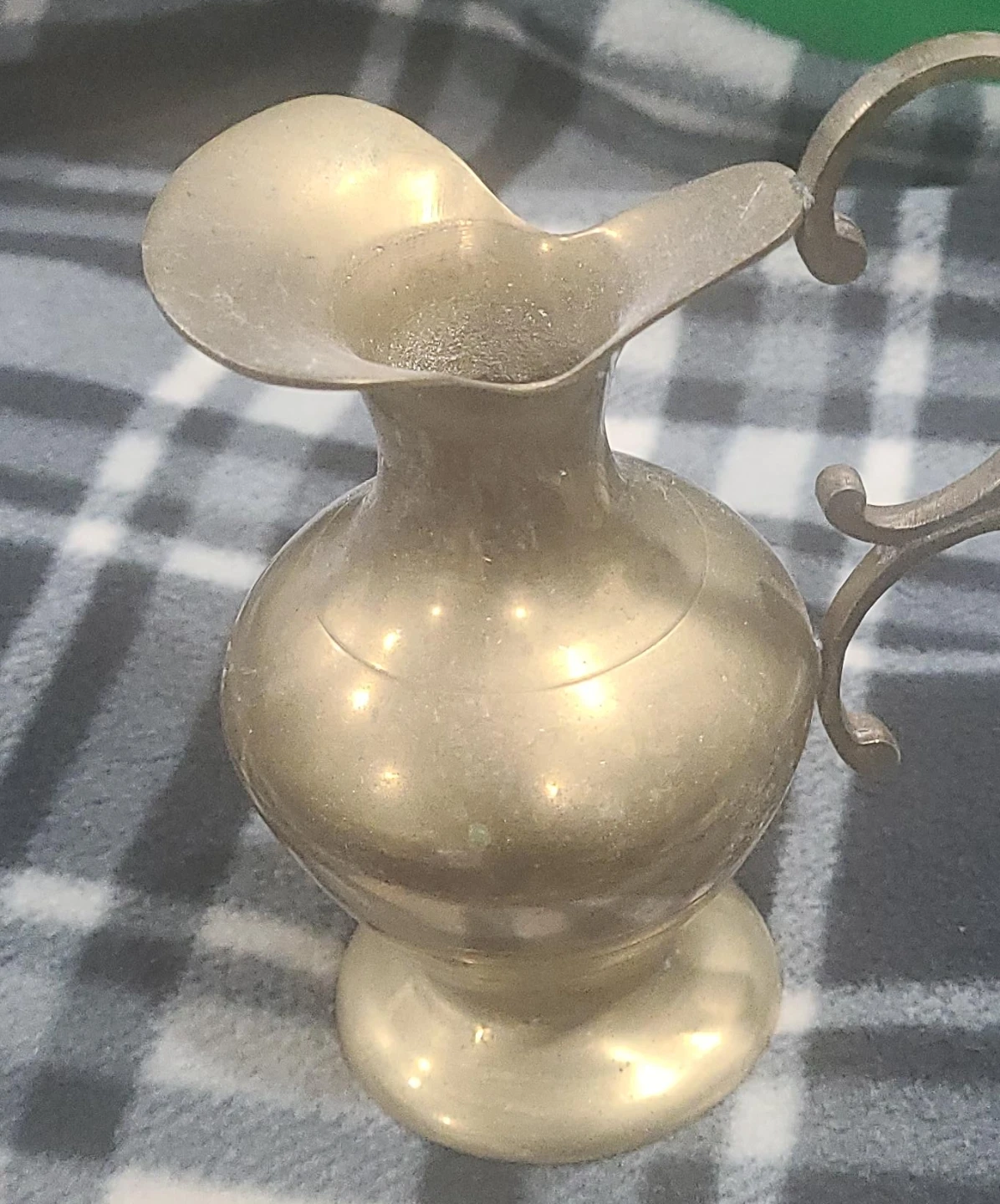 Vintage Brass Pitcher