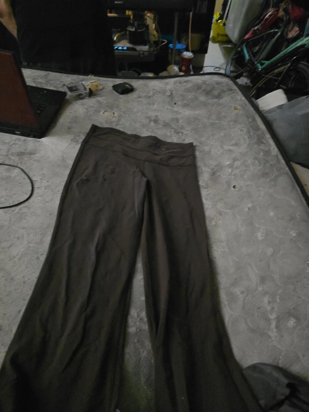 Brown Flare Leggings