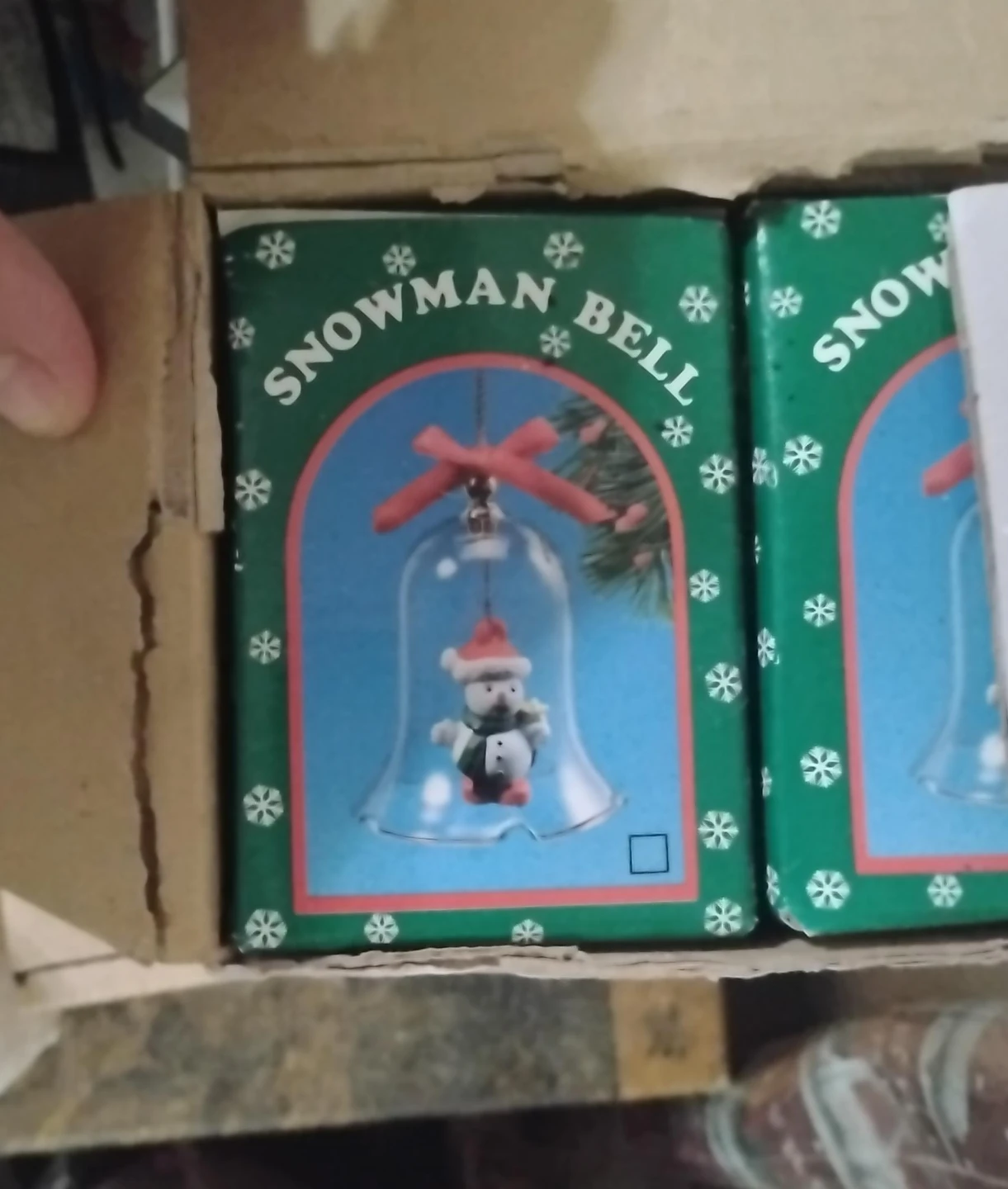 Snowman Bell Ornament