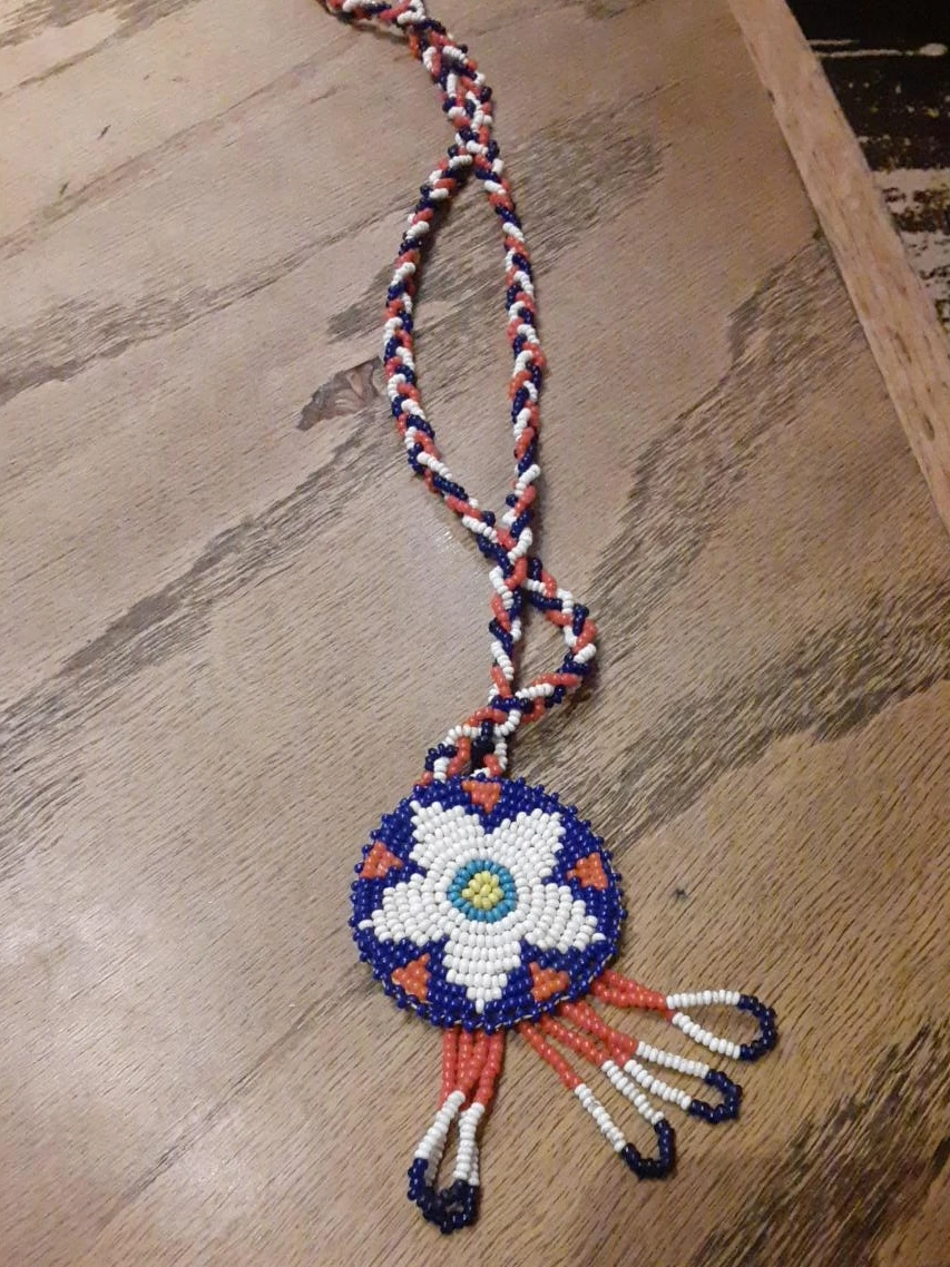 Handmade Beaded Necklace indigenous