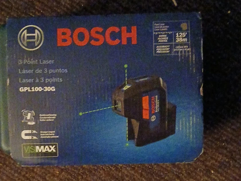 Bosch GPL100-30G 3-Point Laser