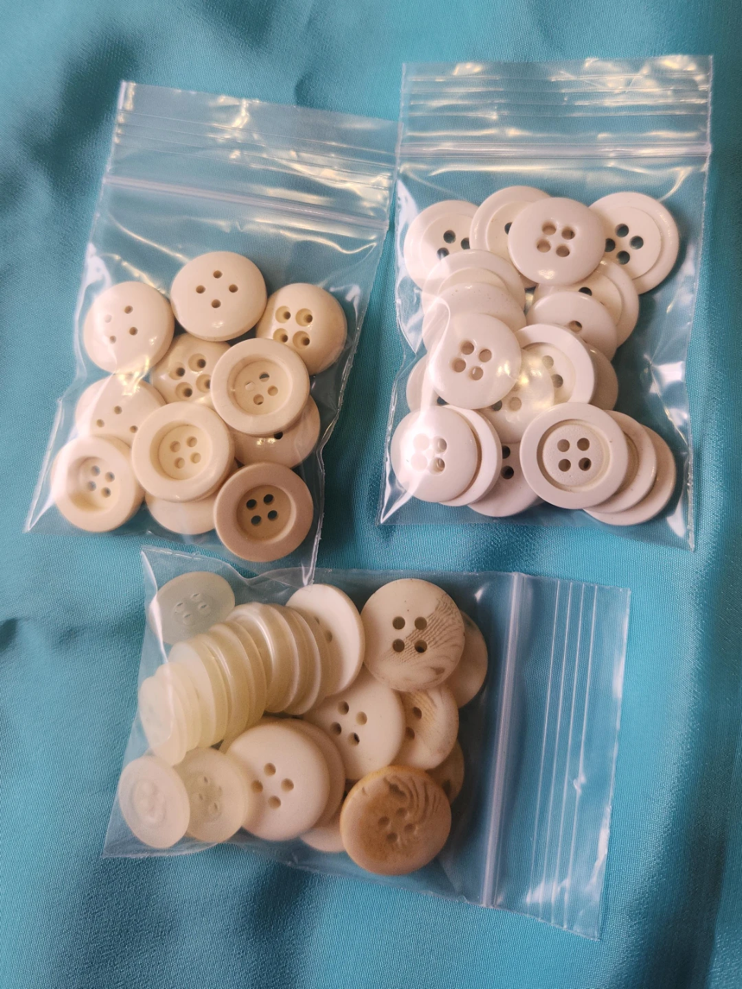 Assorted Cream & Beige Buttons