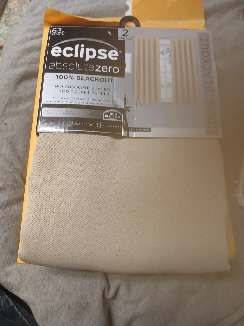 Eclipse Absolute Zero Blackout Curtains - 63 inch