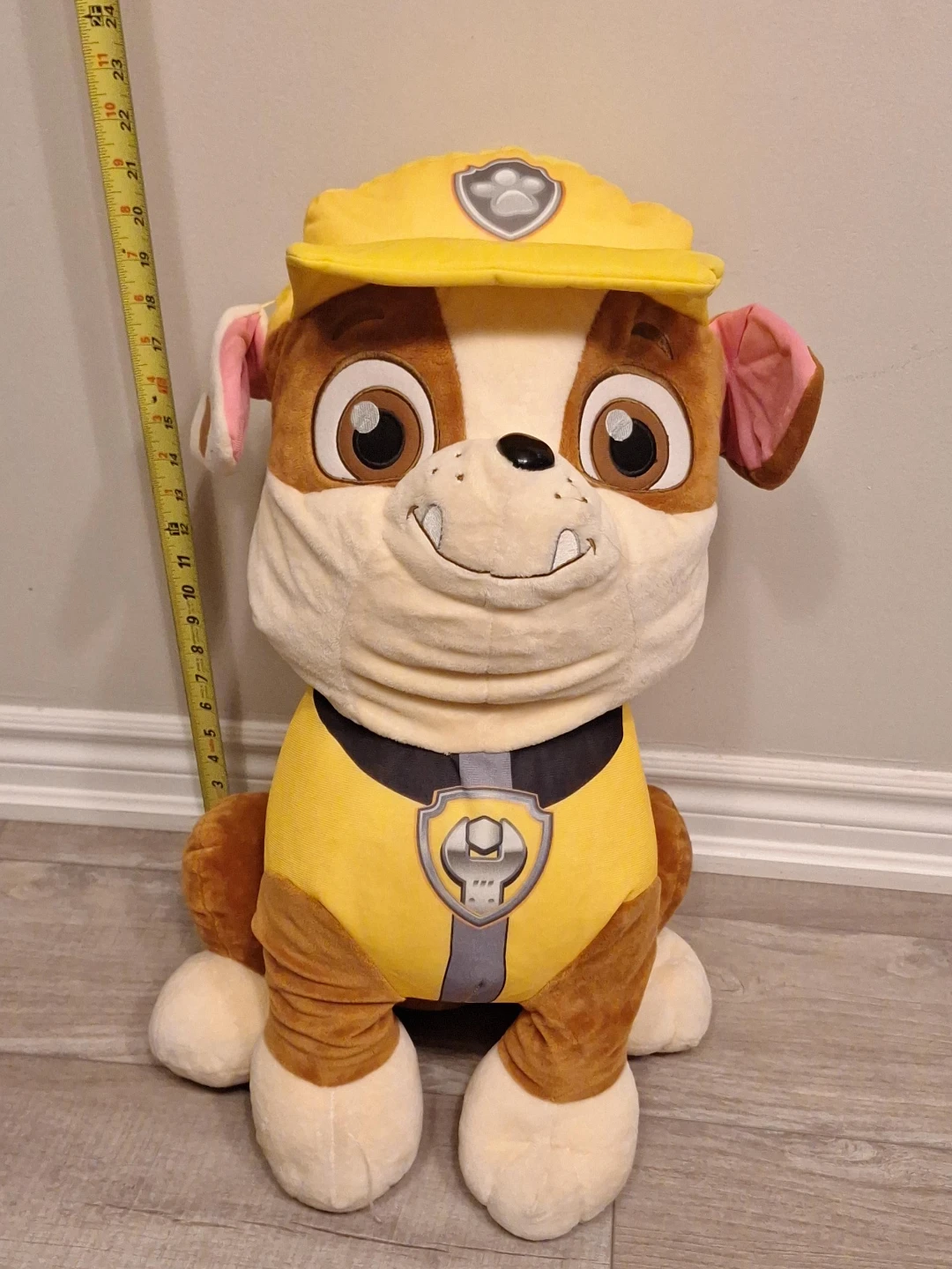 21" Rubble Paw Patrol Stuffie