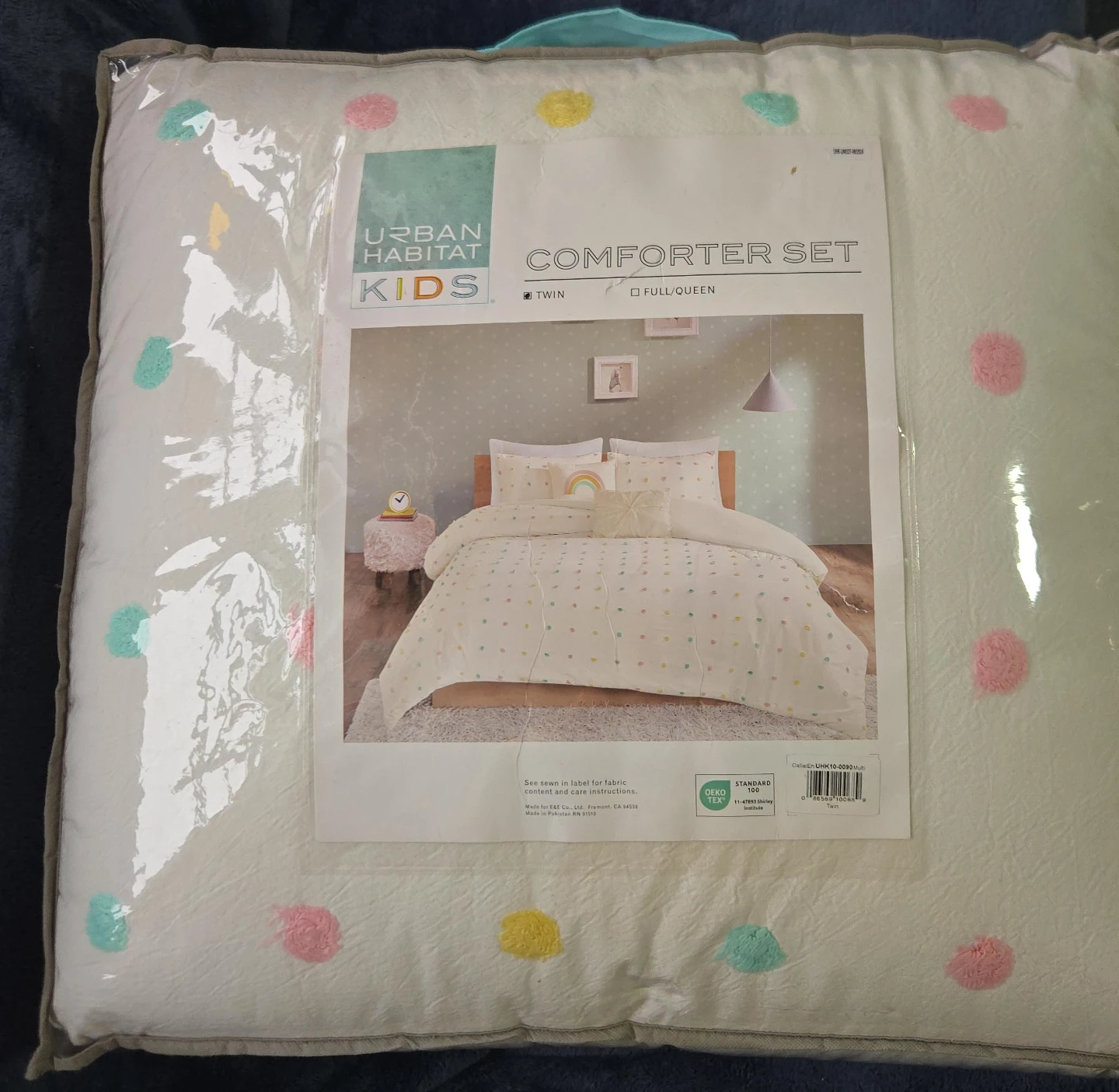 NEW! Urban Habitat Kids Twin Comforter Set with Shams & Pillows
