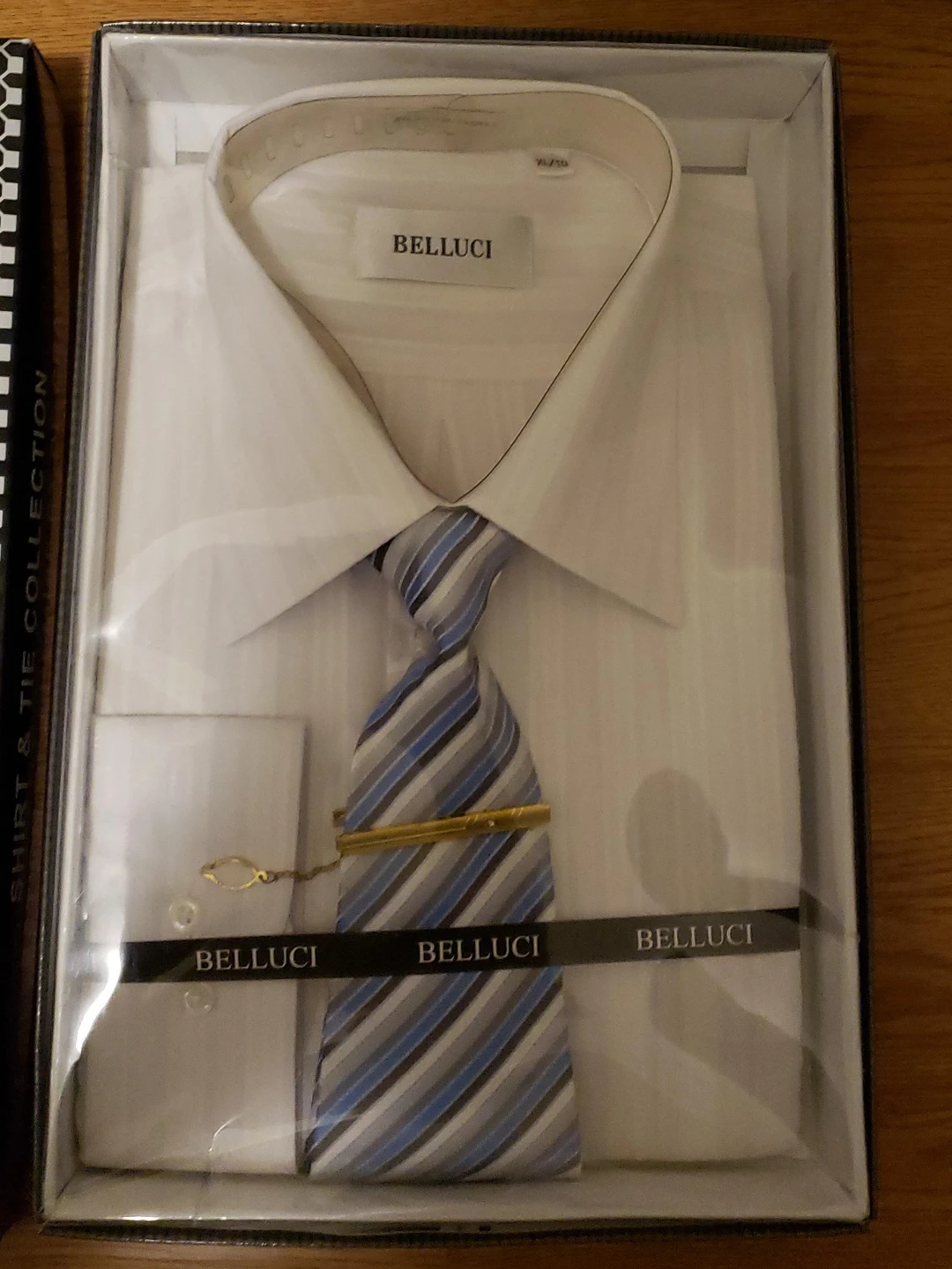 Belluci Dress Shirt and Tie Set XL