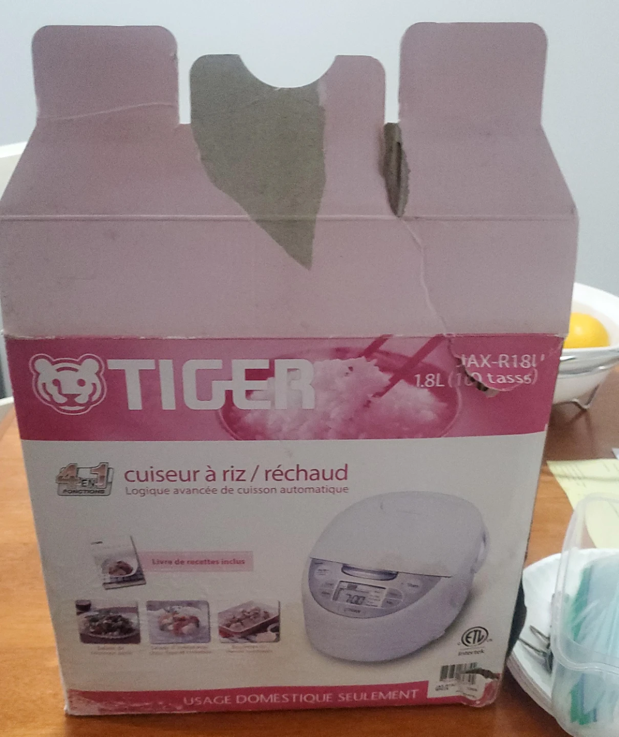 Tiger JAX-R18U 1.8L Rice Cooker