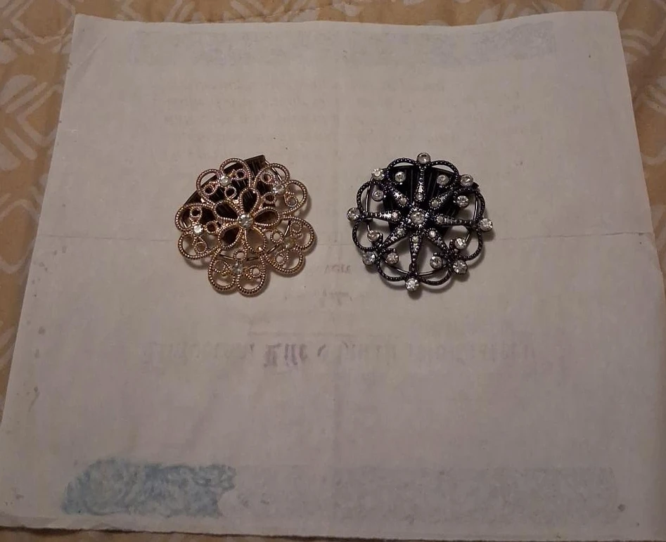Two Decorative Hair Clips