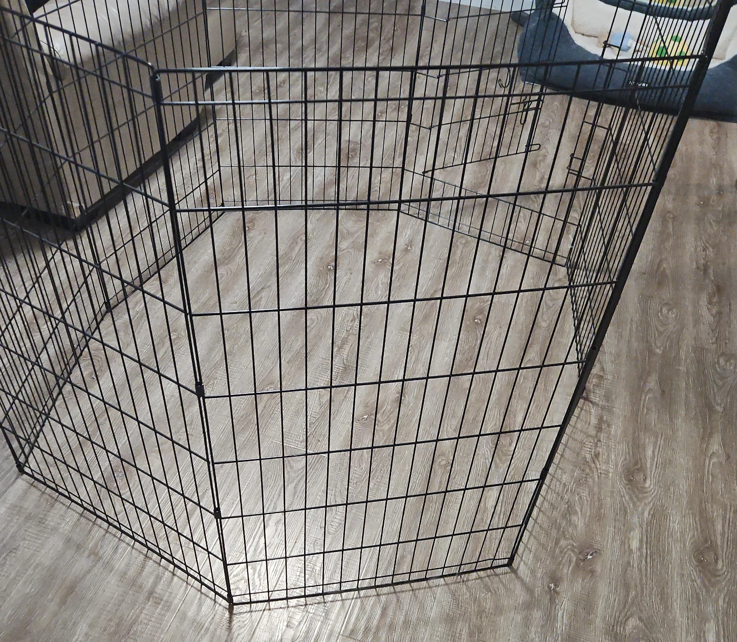 Puppy/Dog Playpen - Black Metal