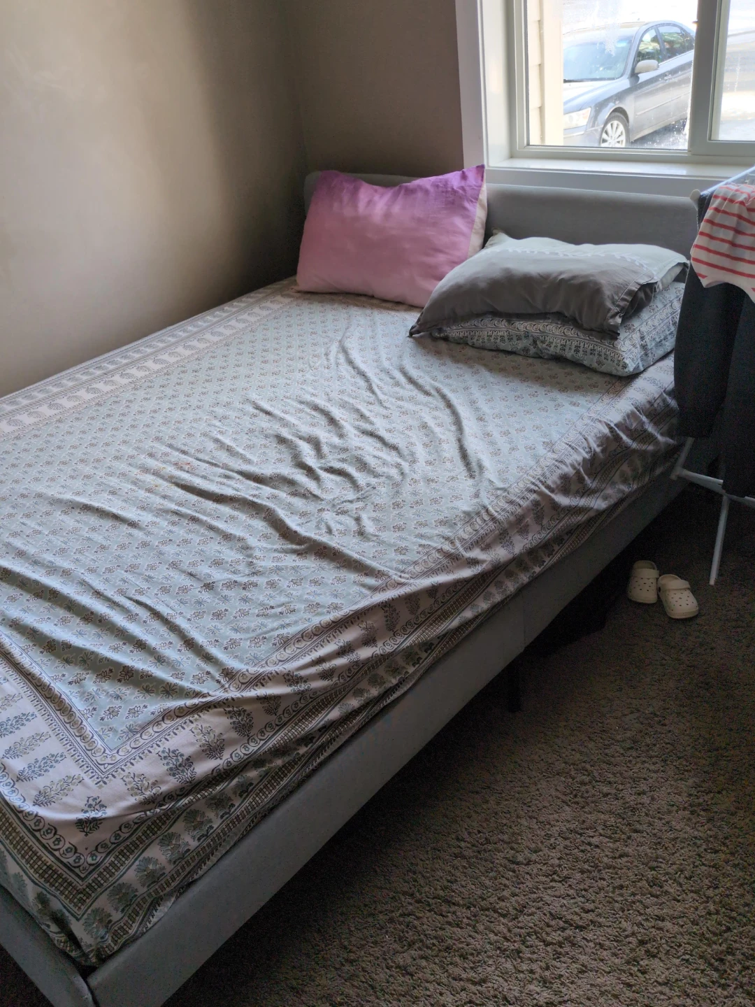 Double Bed Frame with Mattress