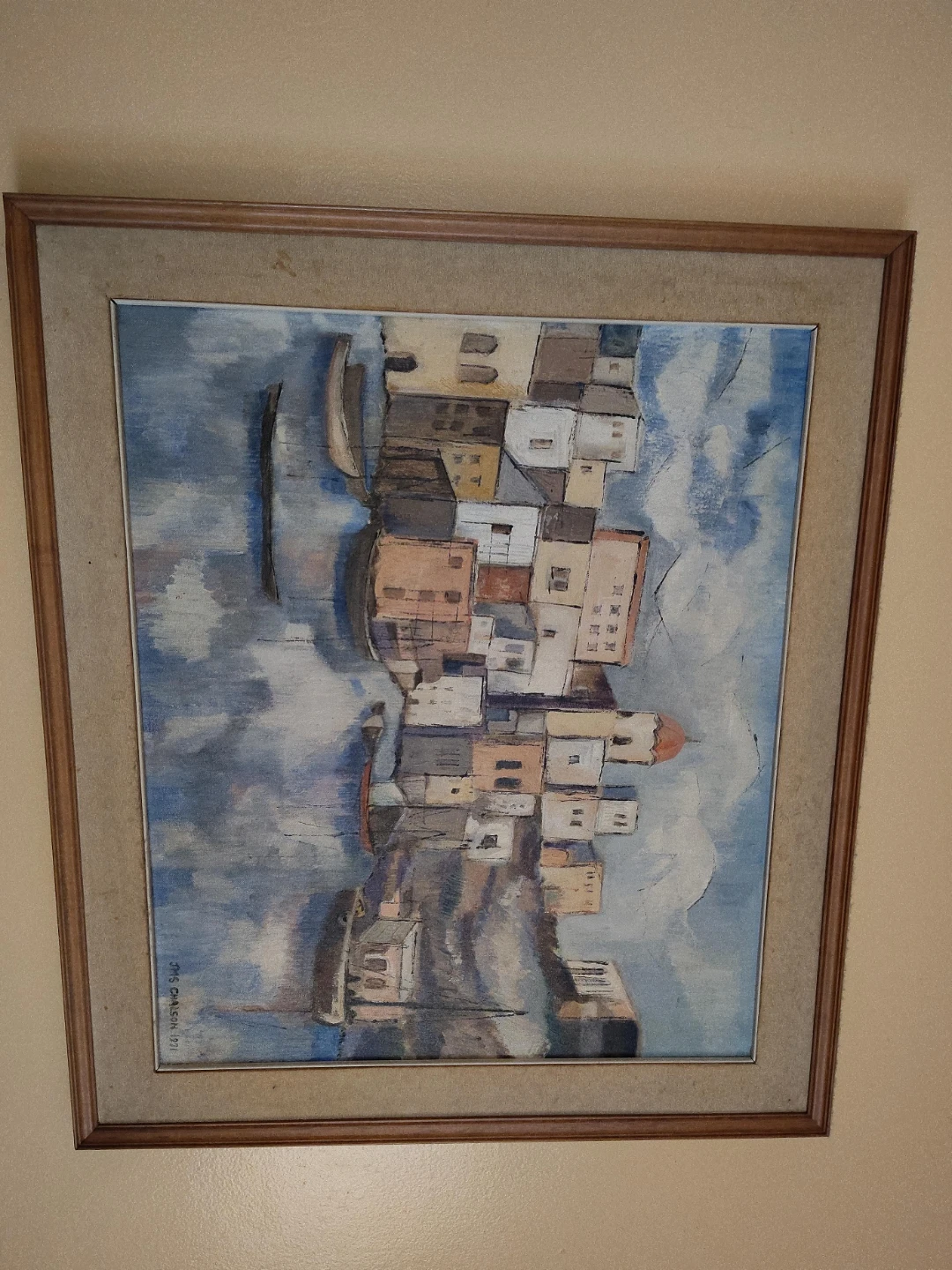 Framed Painting by Jims Carlson