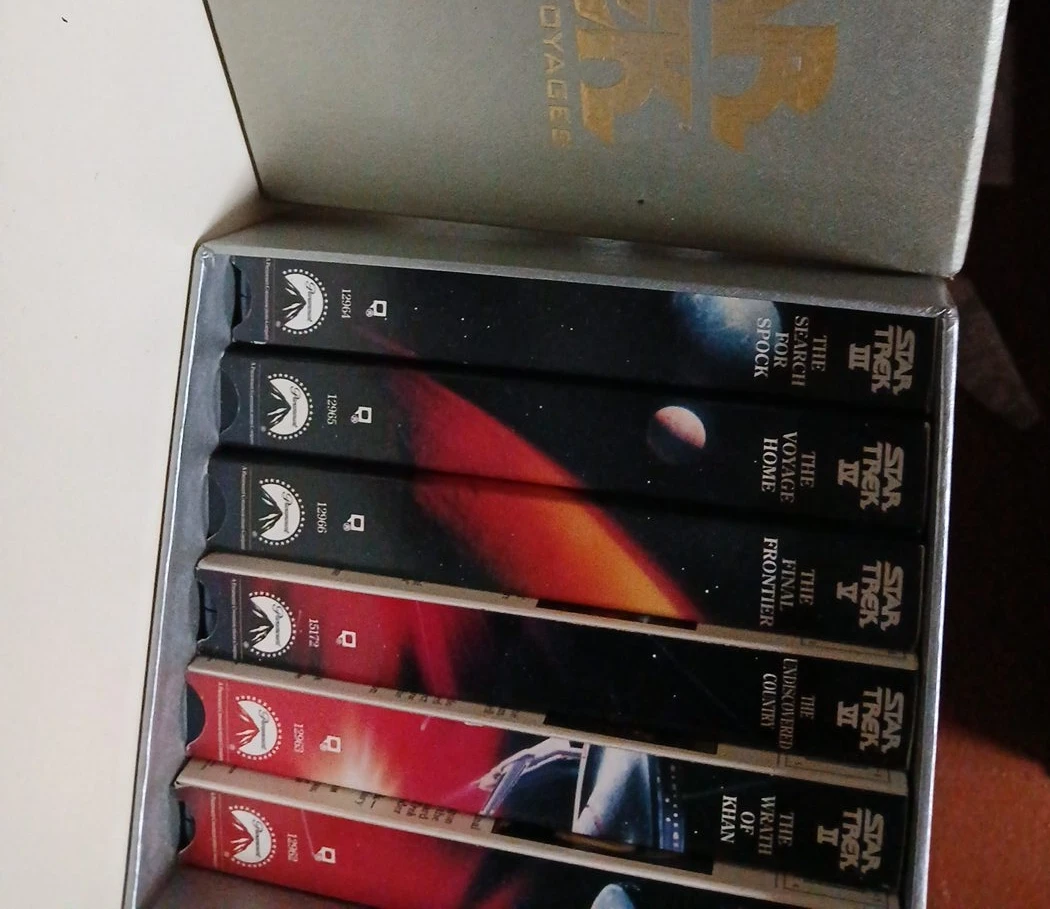 Star Trek VHS Movies Collection