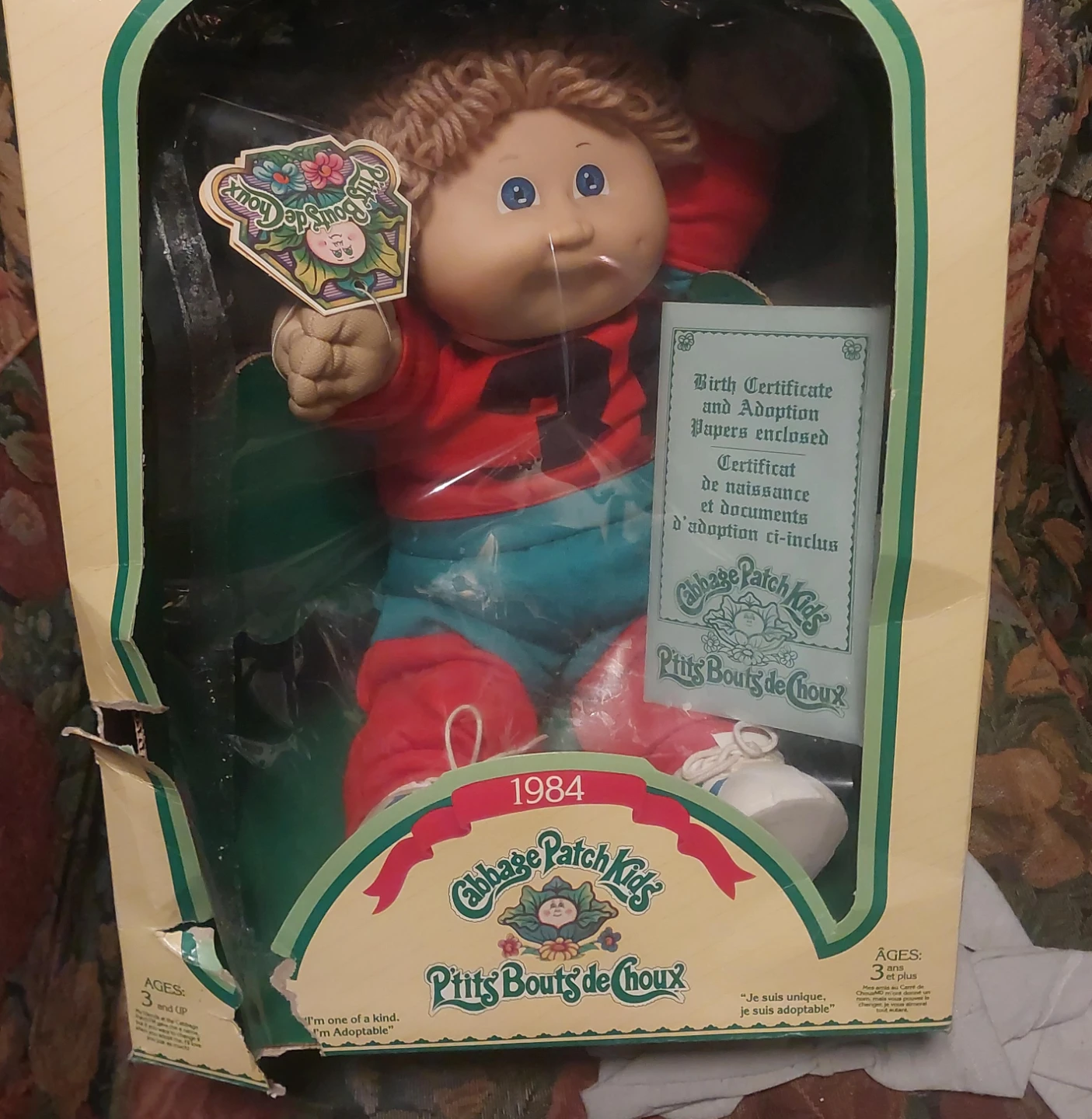 Vintage Cabbage Patch Kid Doll 1984