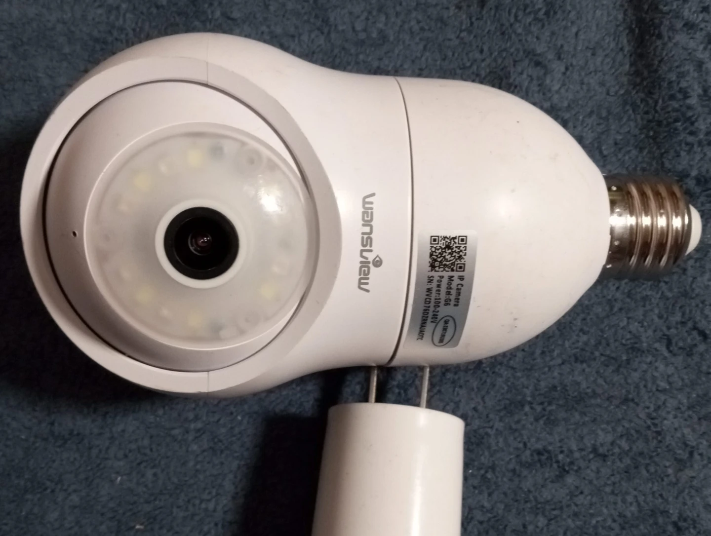 Wansview G6 IP Camera Light Bulb