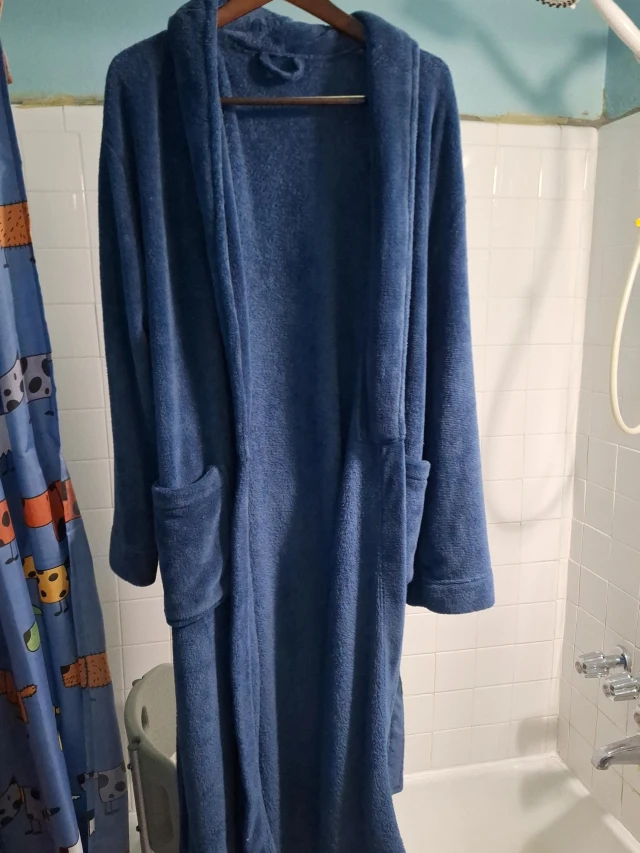 Blue Plush Robe