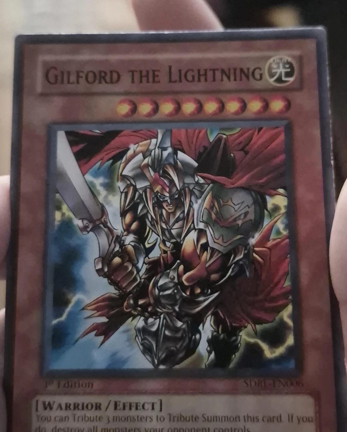 Gilford the Lightning Yu-Gi-Oh! Card
