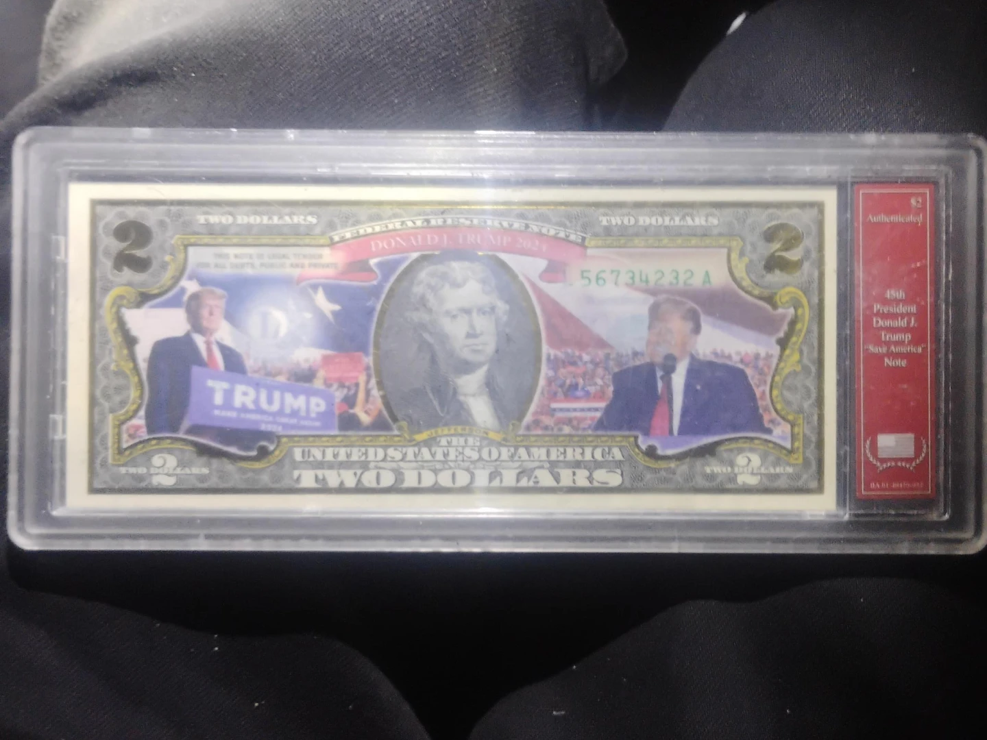 Donald Trump 2021 "Save America" $2 Note