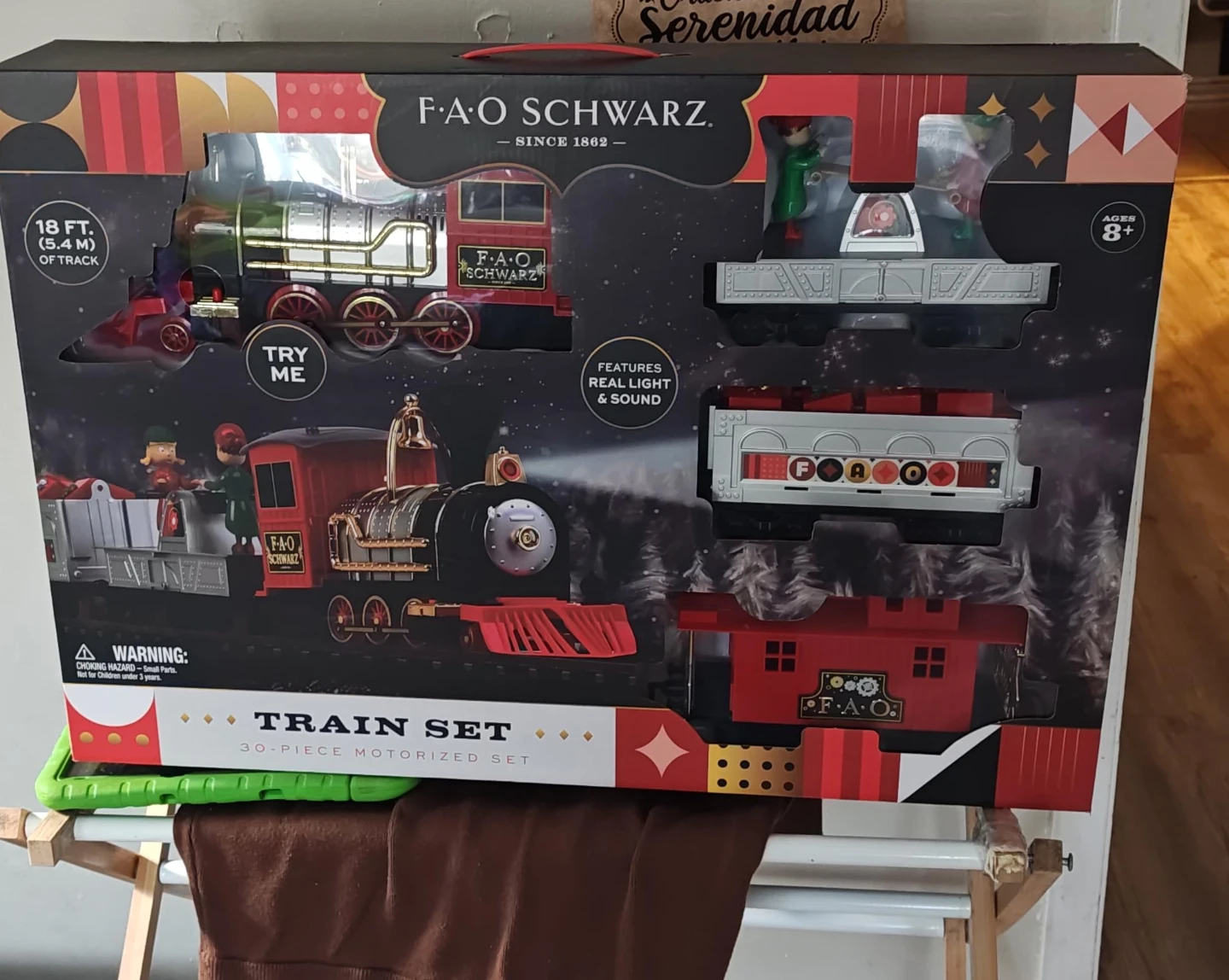 FAO Schwarz Train Set - 30 Piece Motorized Set