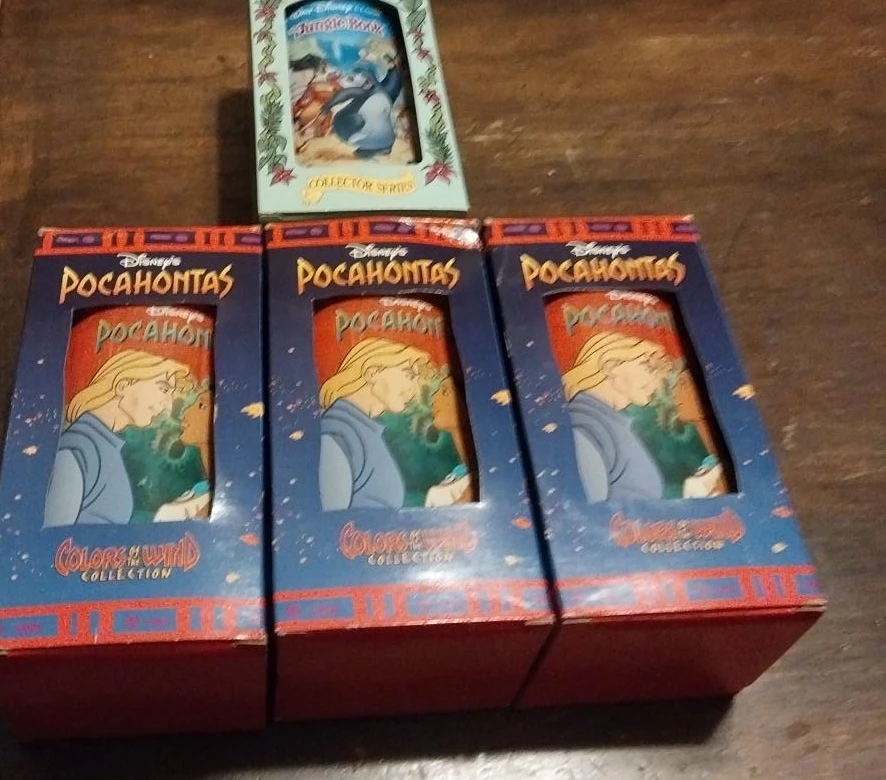 Disney Pocahontas & Jungle Book Collector Mugs