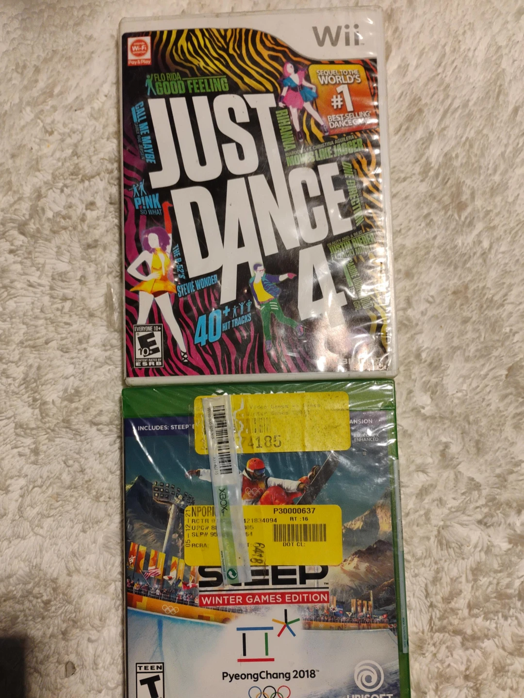 Wii Just Dance 4 & Xbox Steep Winter Games Edition