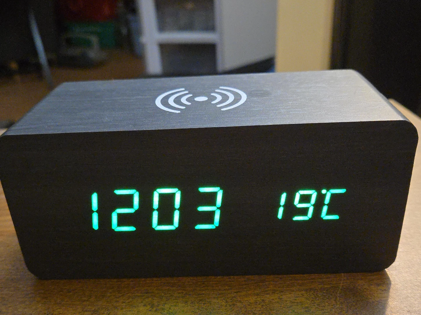 Wooden Digital Alarm Clock
