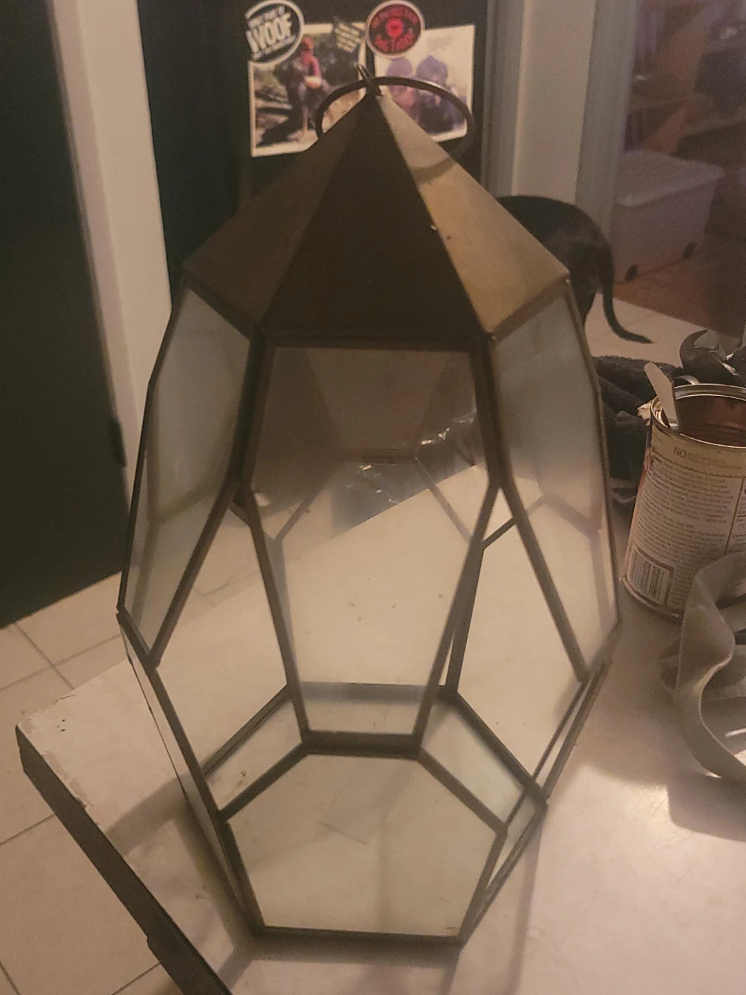 Geometric Terrarium Lantern