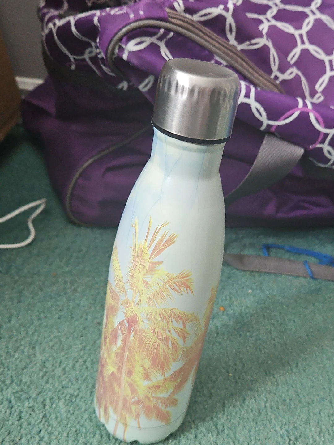 S'well Water Bottle Palm Print