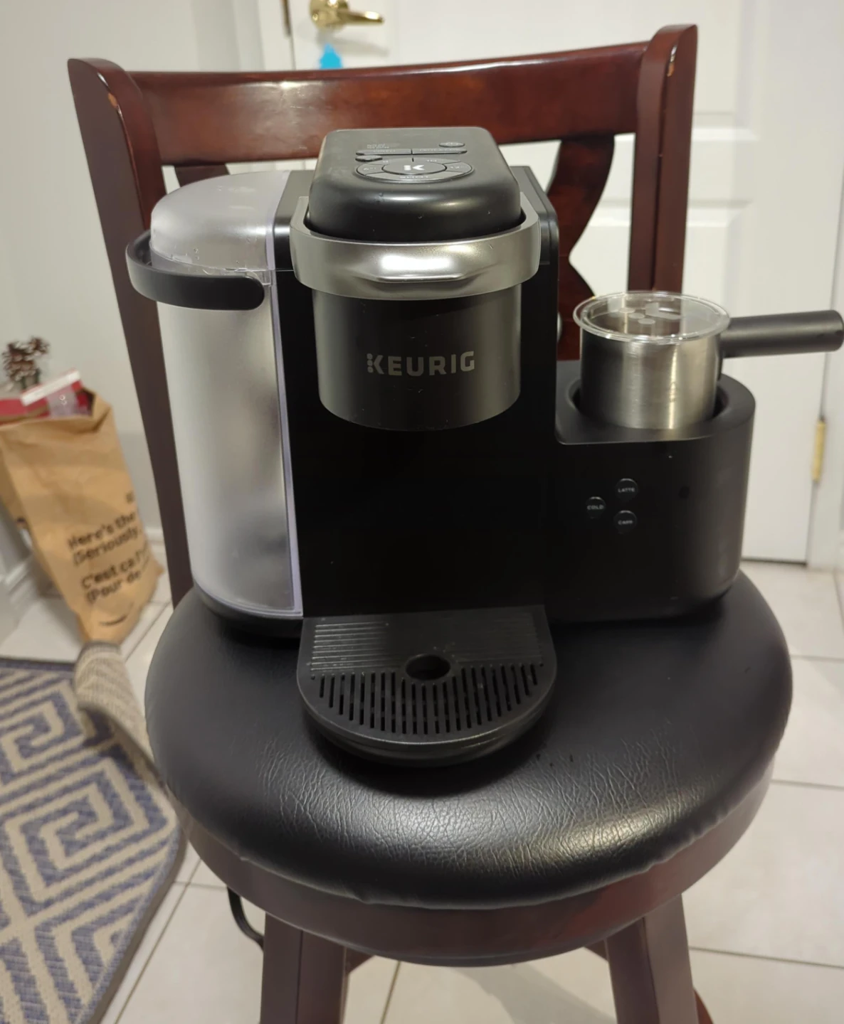 Keurig K-Latte Single Serve Coffee Machine