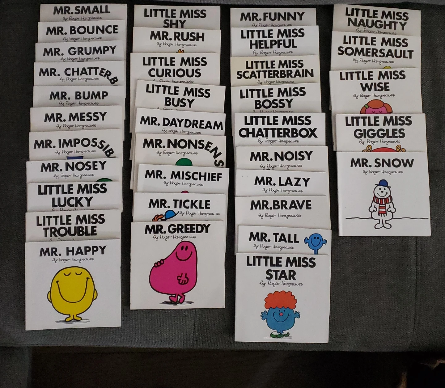 Mr. Men and Little Miss Books by Roger Hargreaves