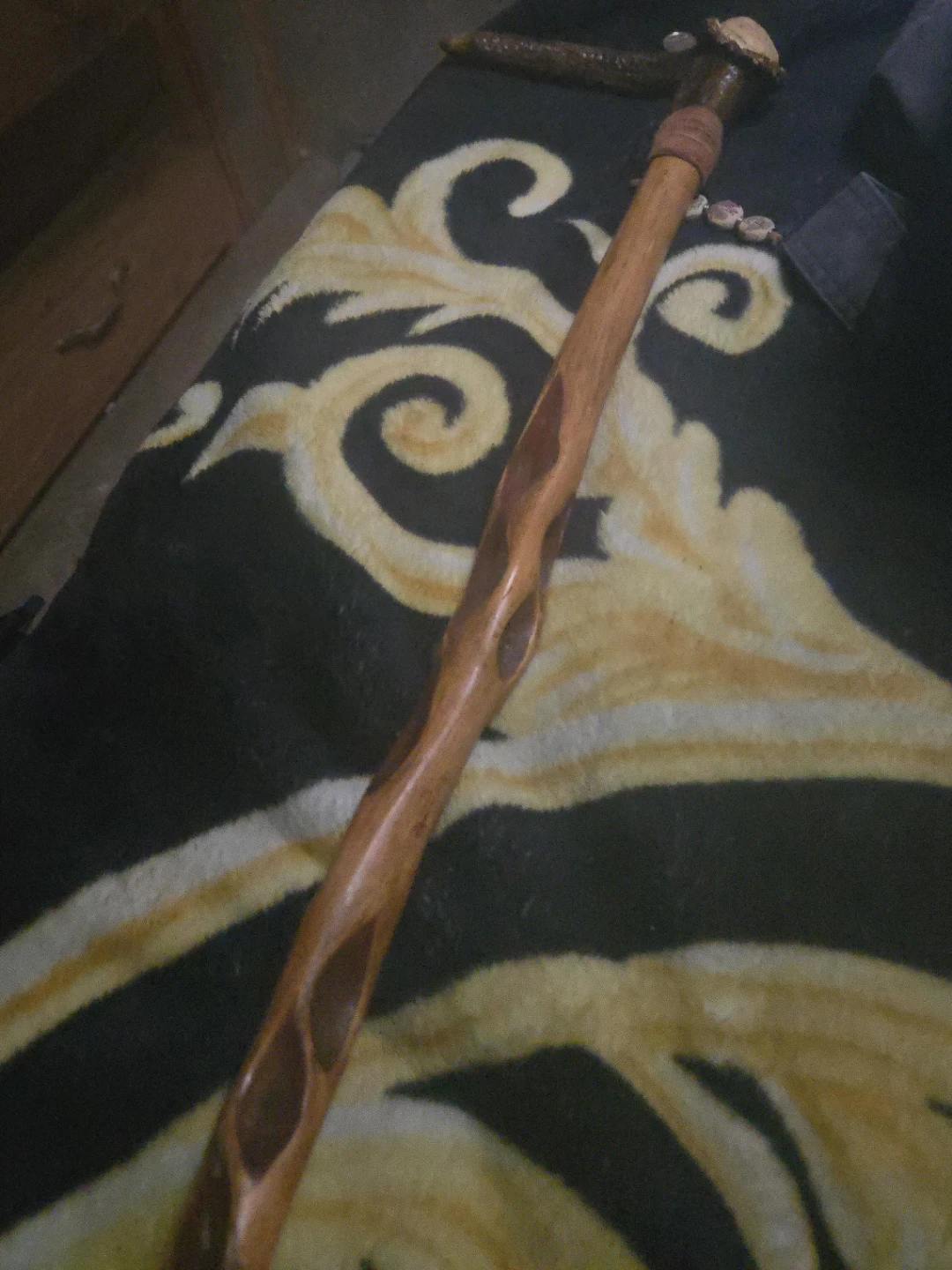Handcrafted Antler Walking Stick