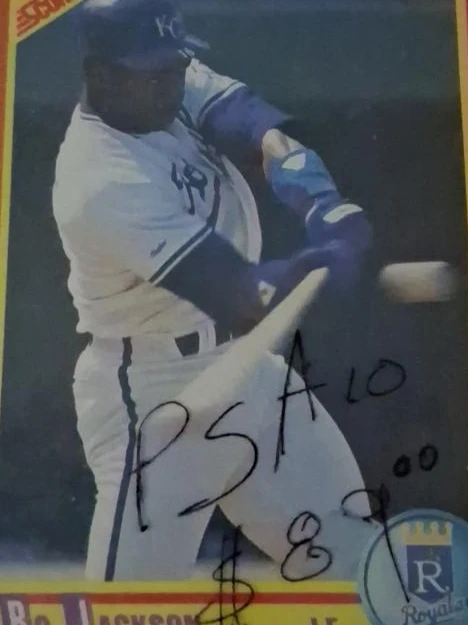 Bo Jackson 1989 Score Baseball Card