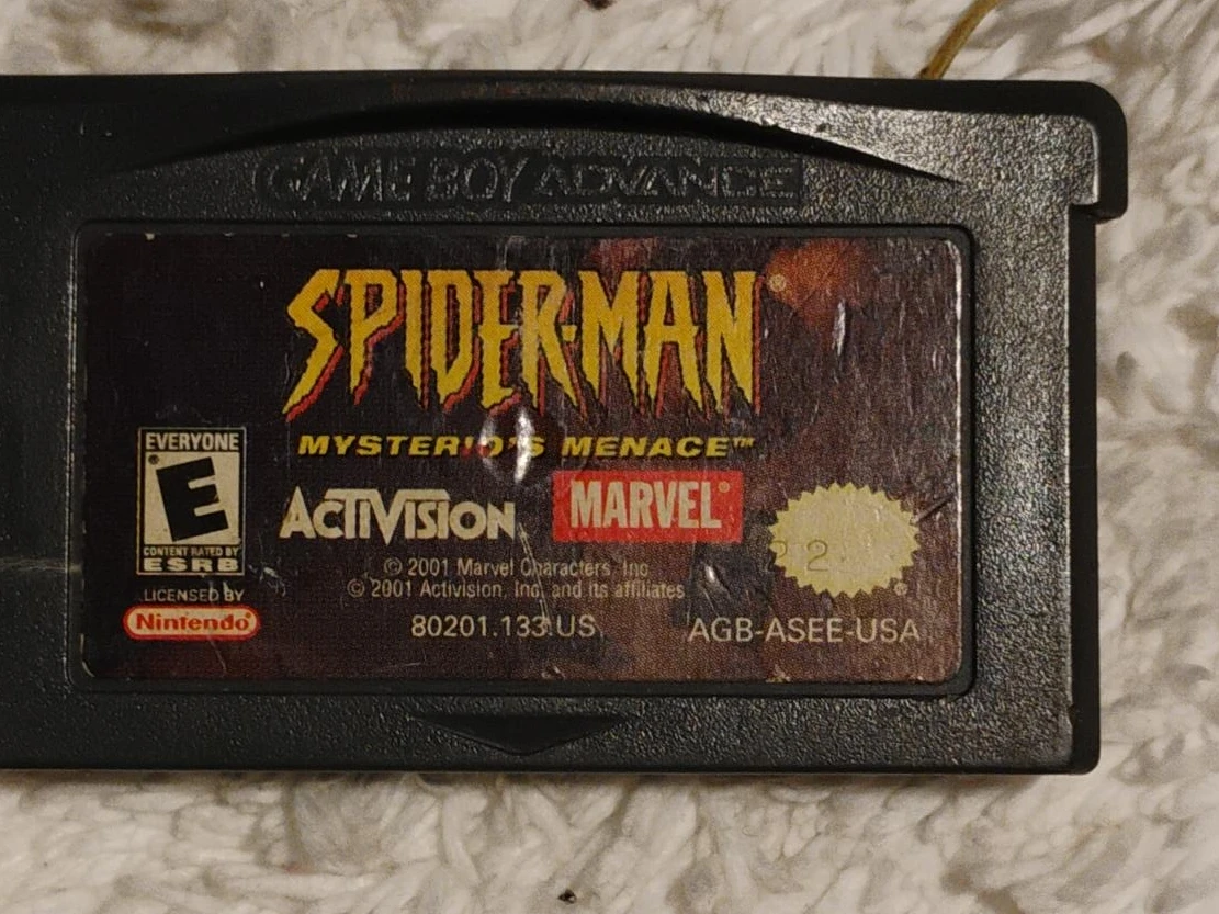 Spider-Man: Mysterio's Menace Game Boy Advance Game