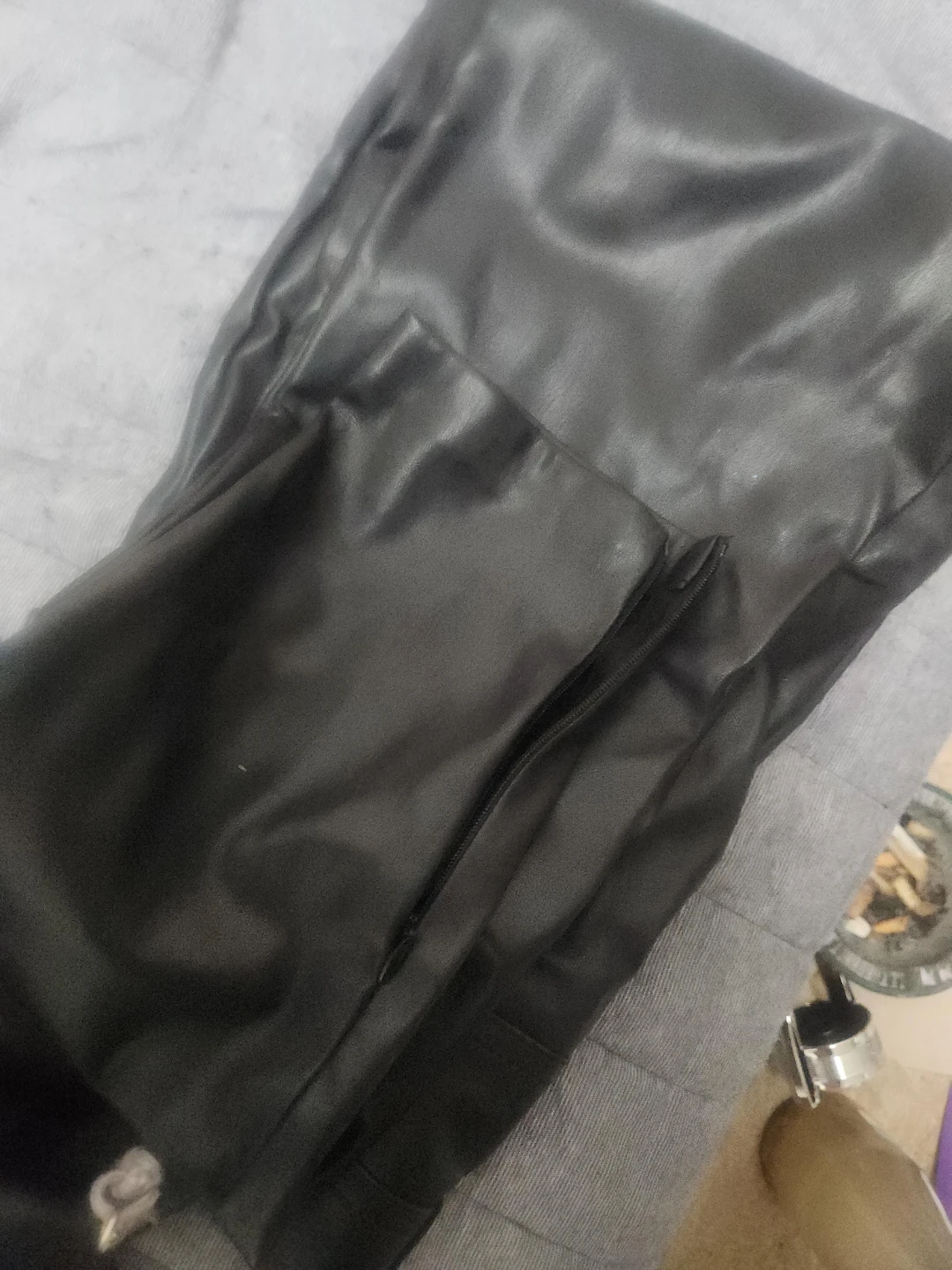 Black Leather Pants