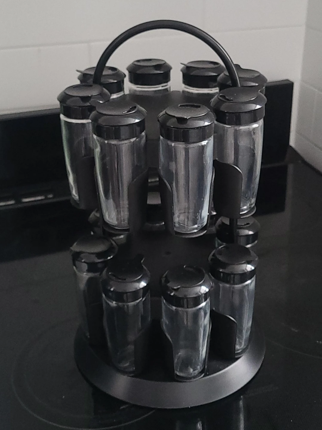 Spice Rack Carousel Organizer