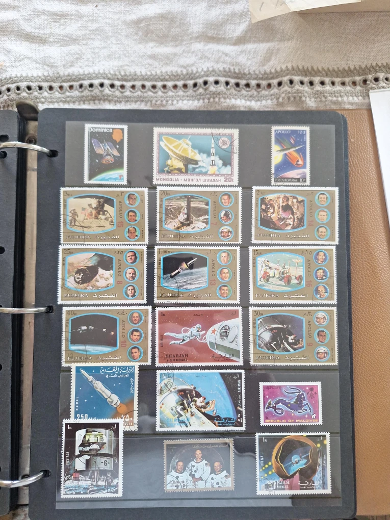 Space Exploration Stamp Collection