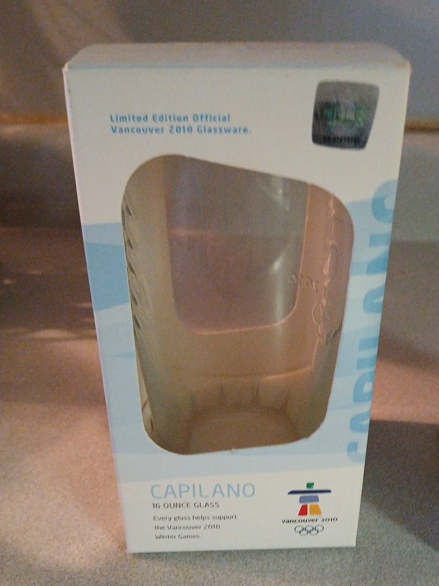 🏆Capilano 16 oz Glass Vancouver 2010 Limited Edition