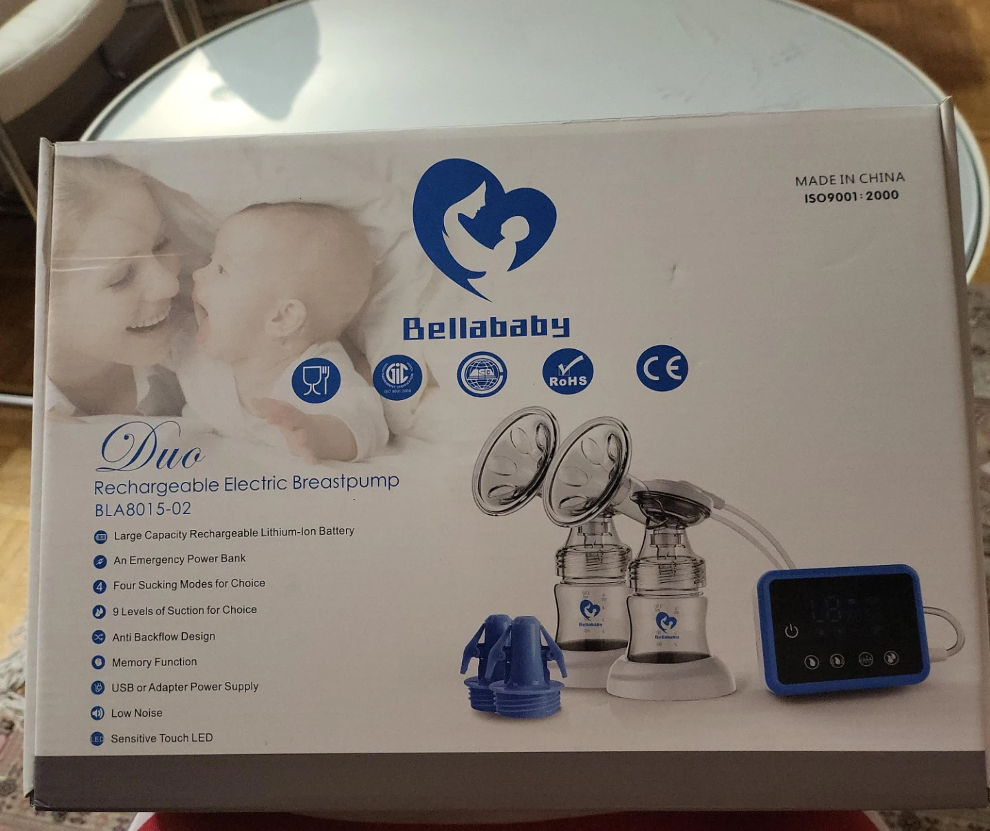 Bellababy Duo Rechargeable Electric Breastpump BLA8015-02