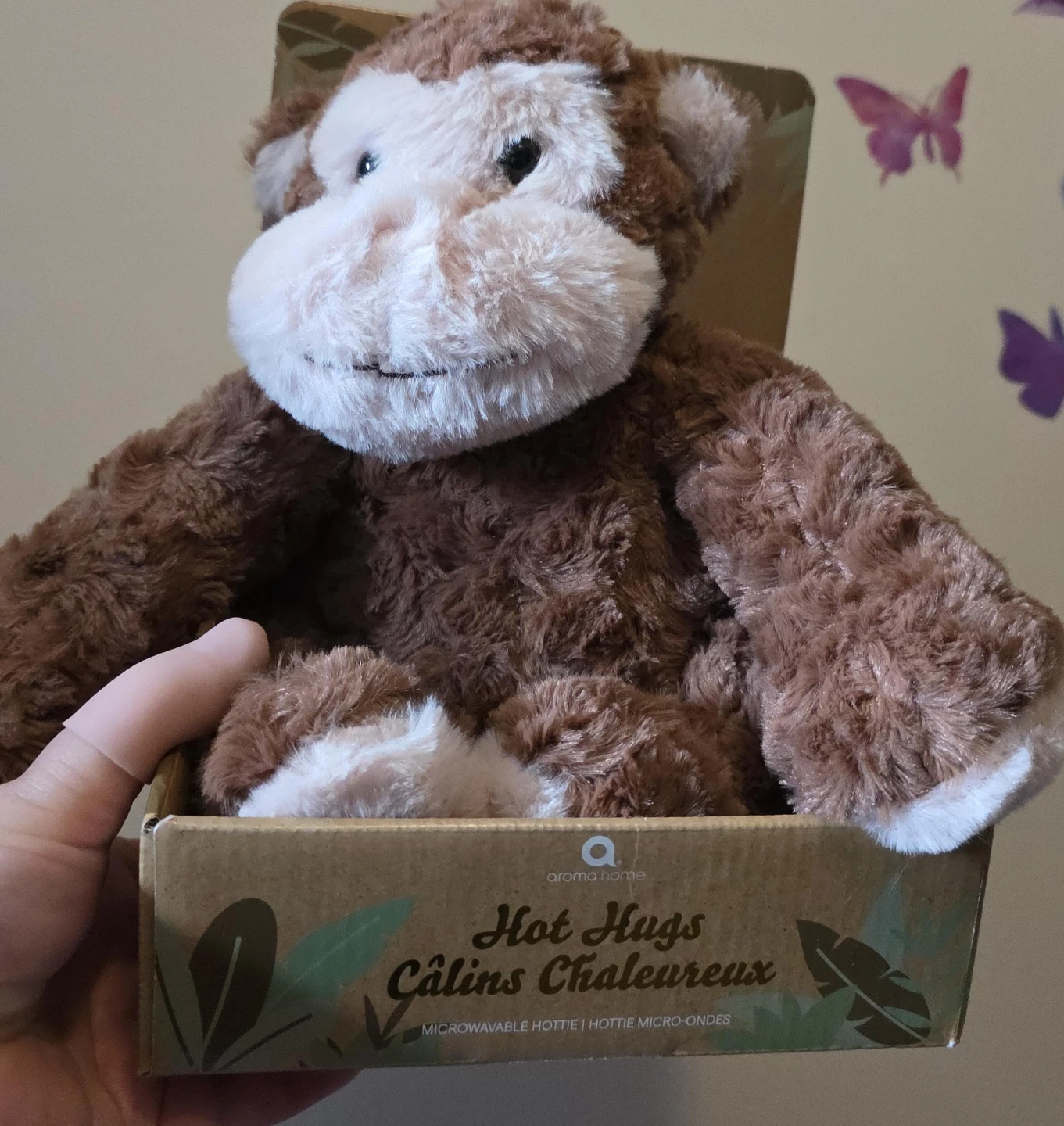 Aroma Home Hot Hugs Monkey Plush