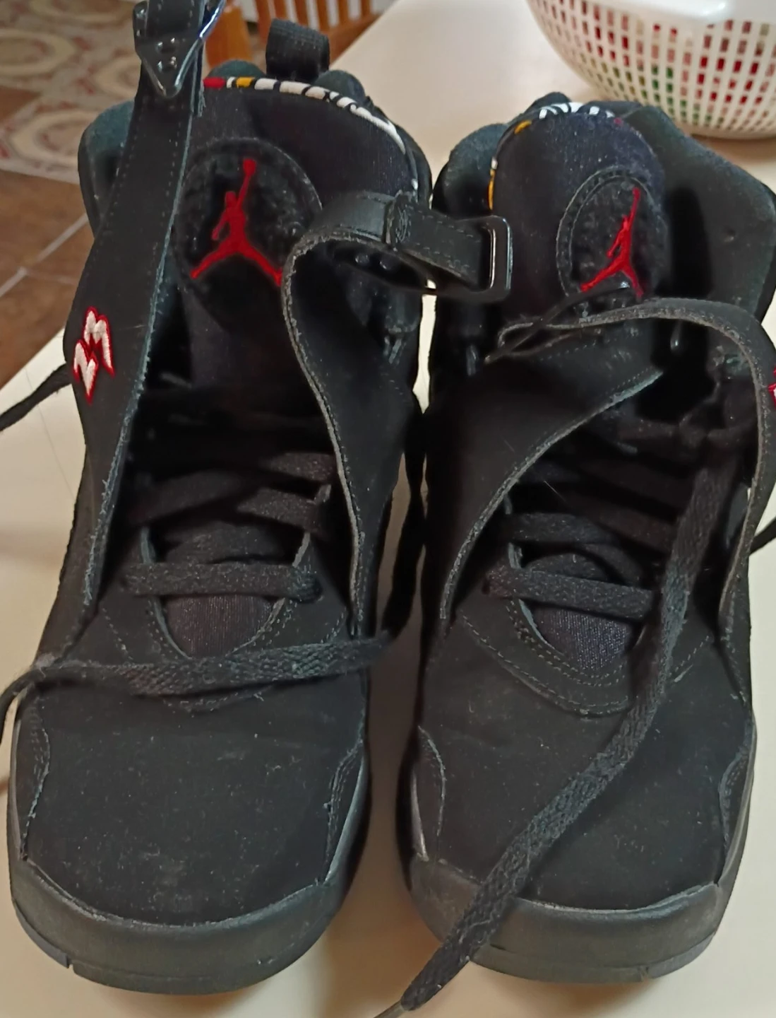 Air Jordan 8 Retro Black Red Shoes