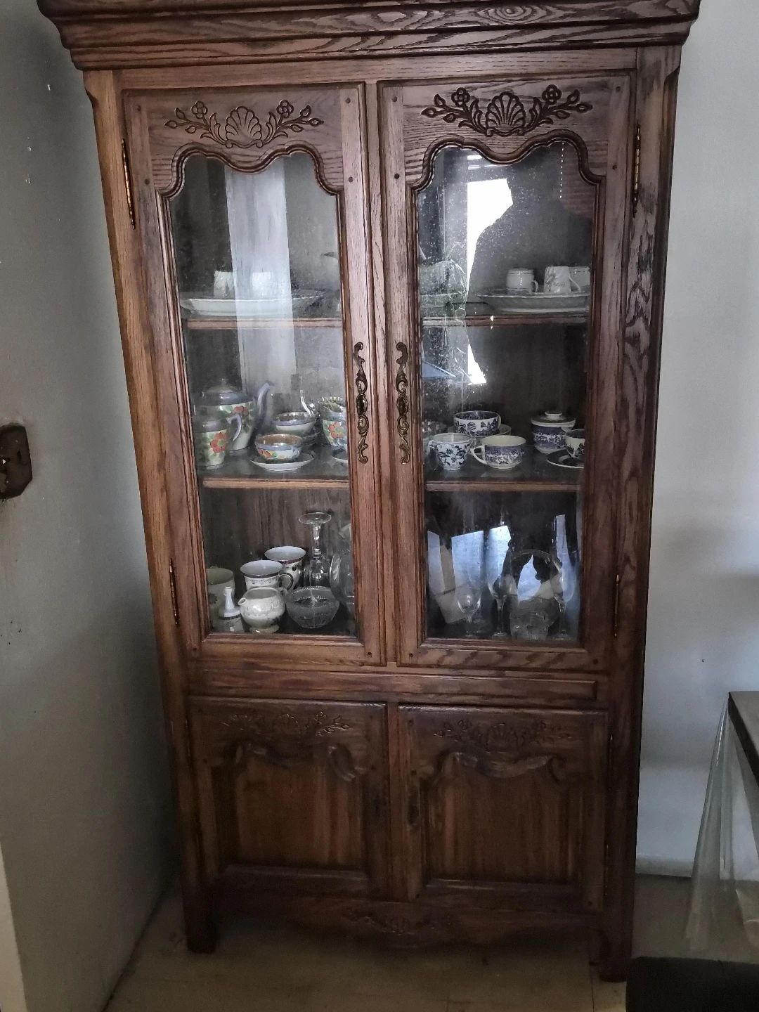 Wooden Glass Display Cabinet
