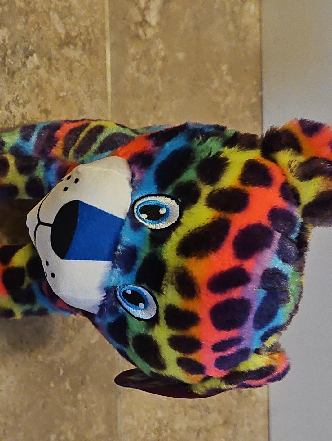 Rainbow Leopard Plush Toy