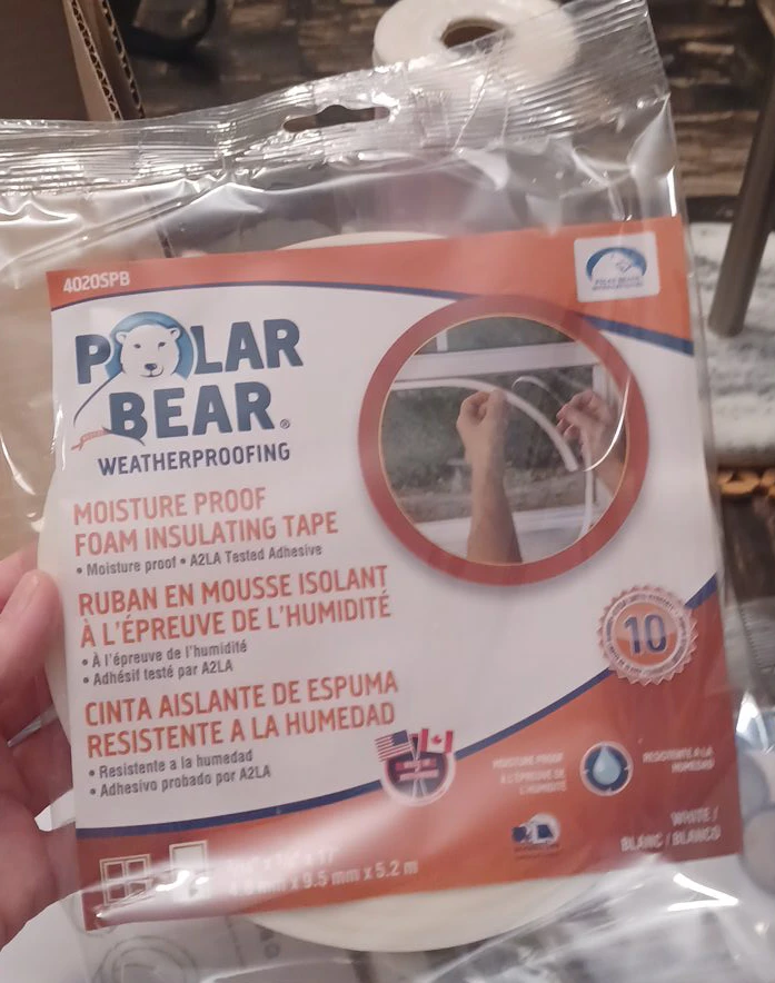 Polar Bear Moisture Proof Foam Insulating Tape