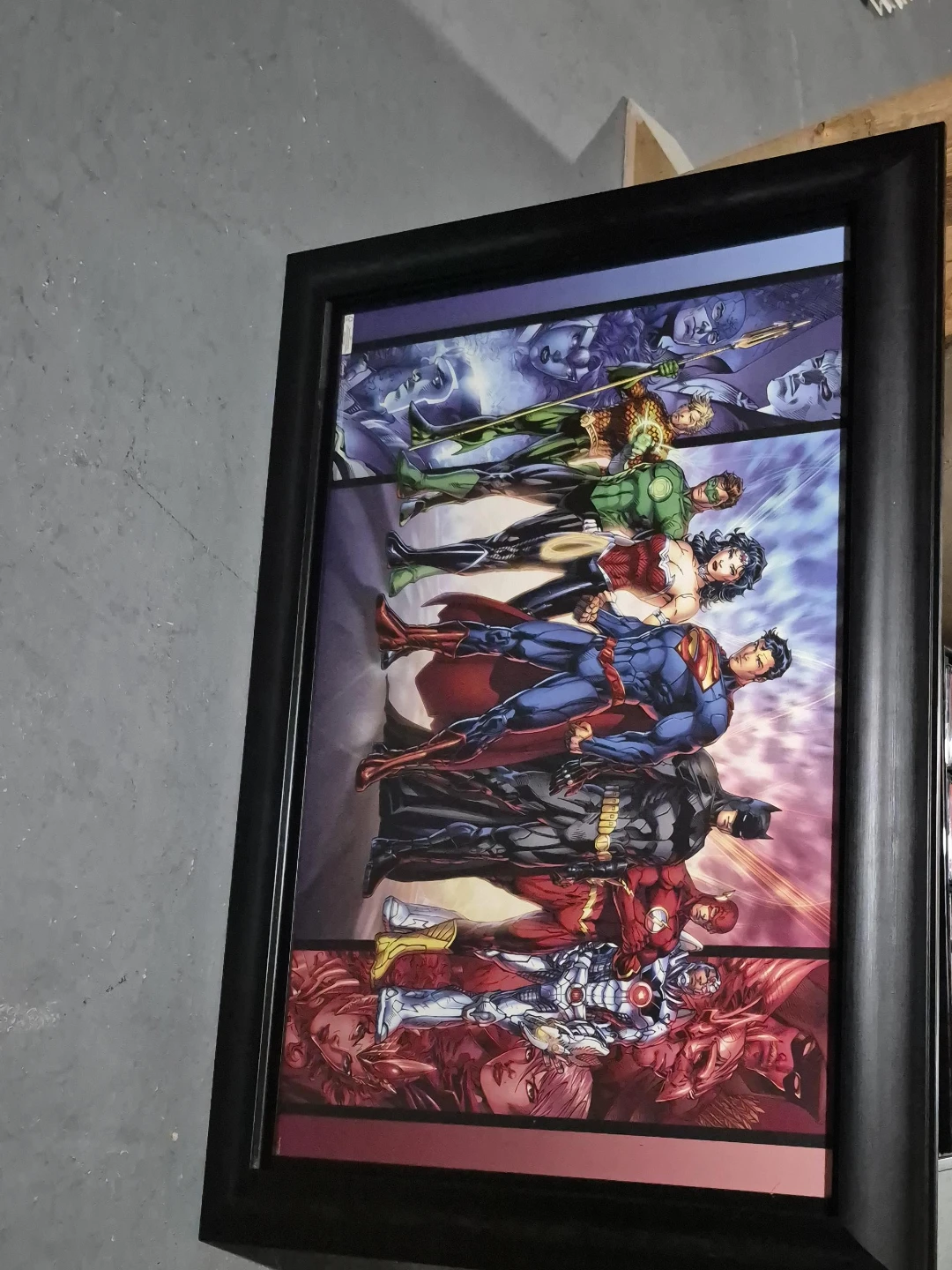 Framed DC Comics Justice League Poster